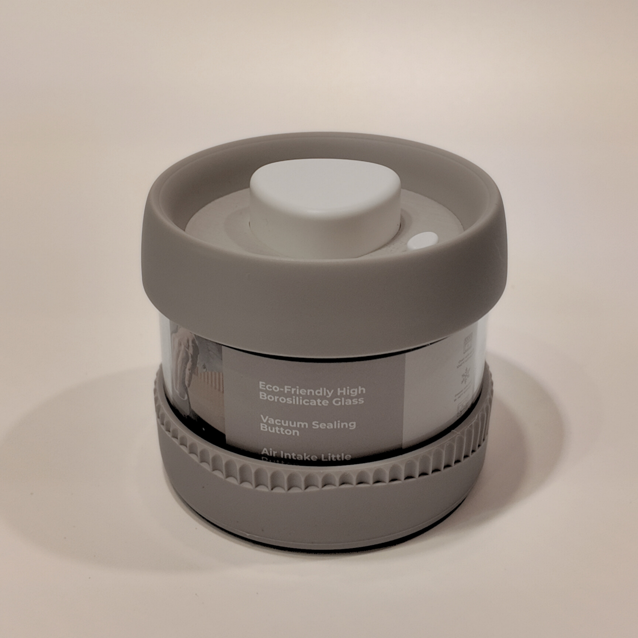 Akami Vacuum Round Glass Canister