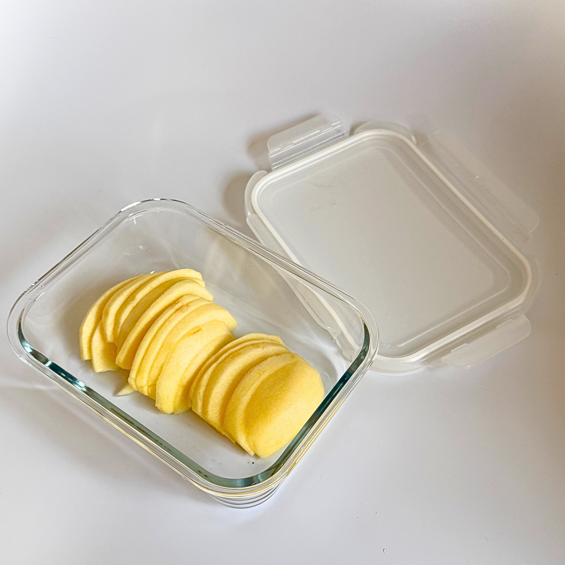 Akamiya High Borosilicate Glass Microwaveable Food Container Rectangle