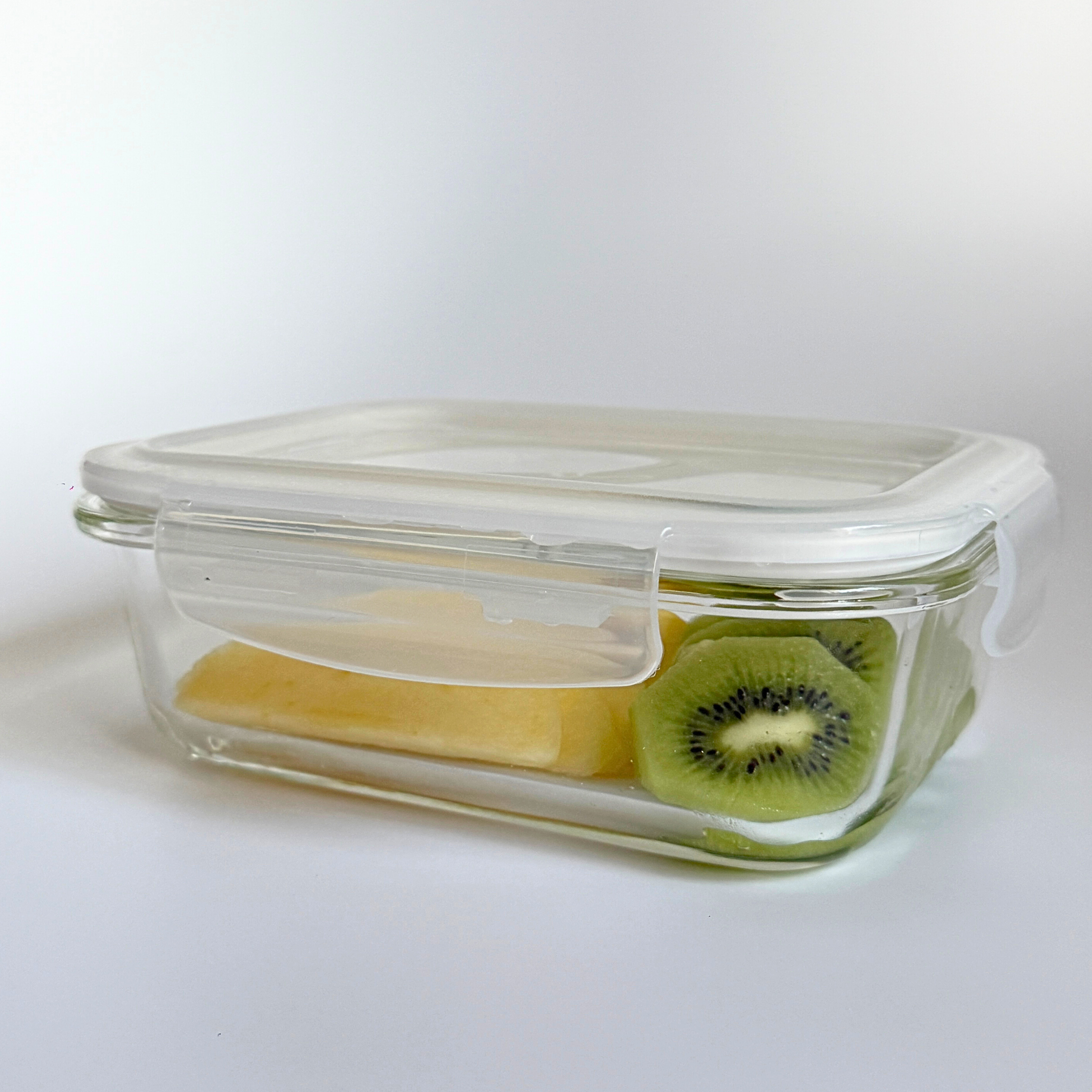 Akamiya High Borosilicate Glass Microwaveable Food Container Rectangle