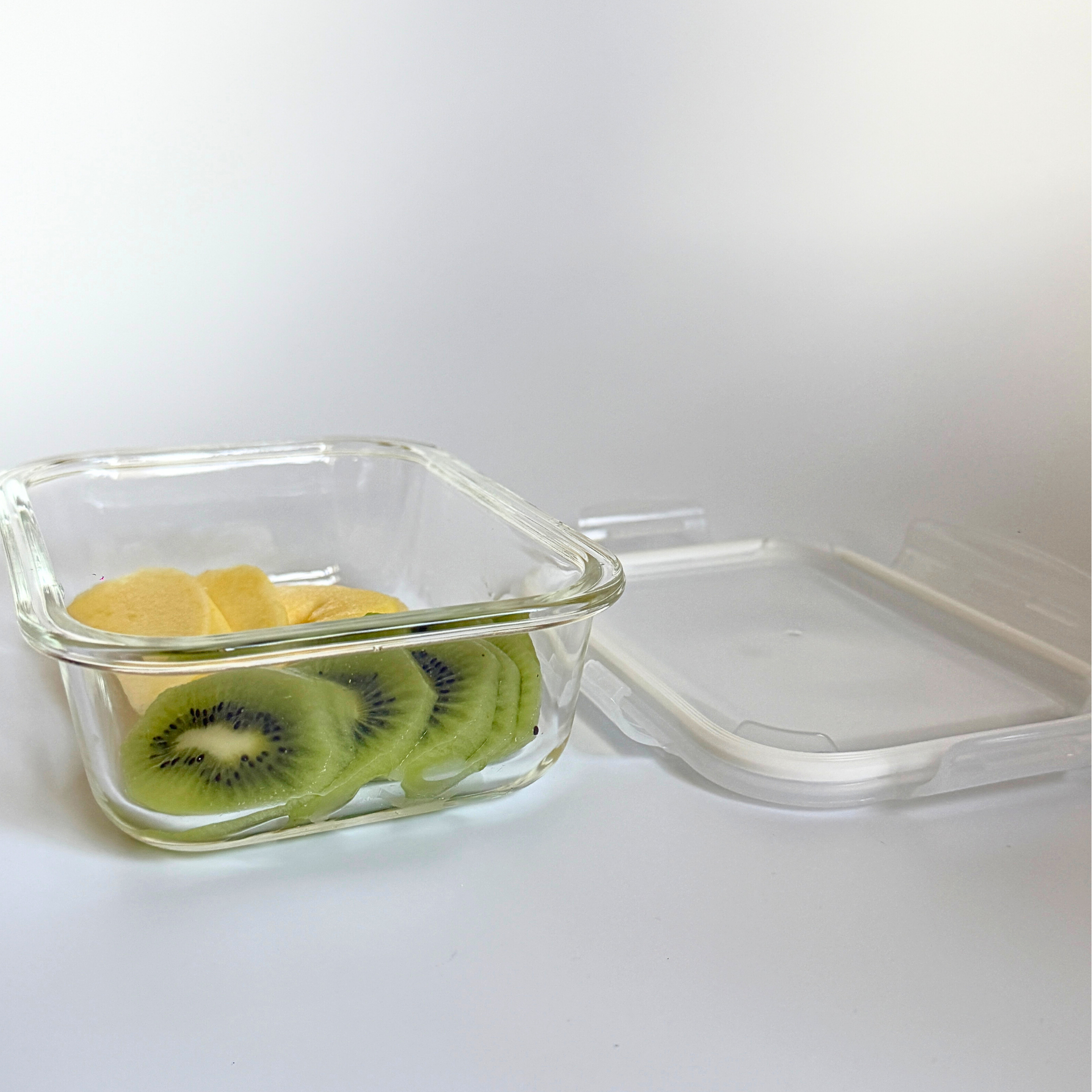 Akamiya High Borosilicate Glass Microwaveable Food Container Rectangle