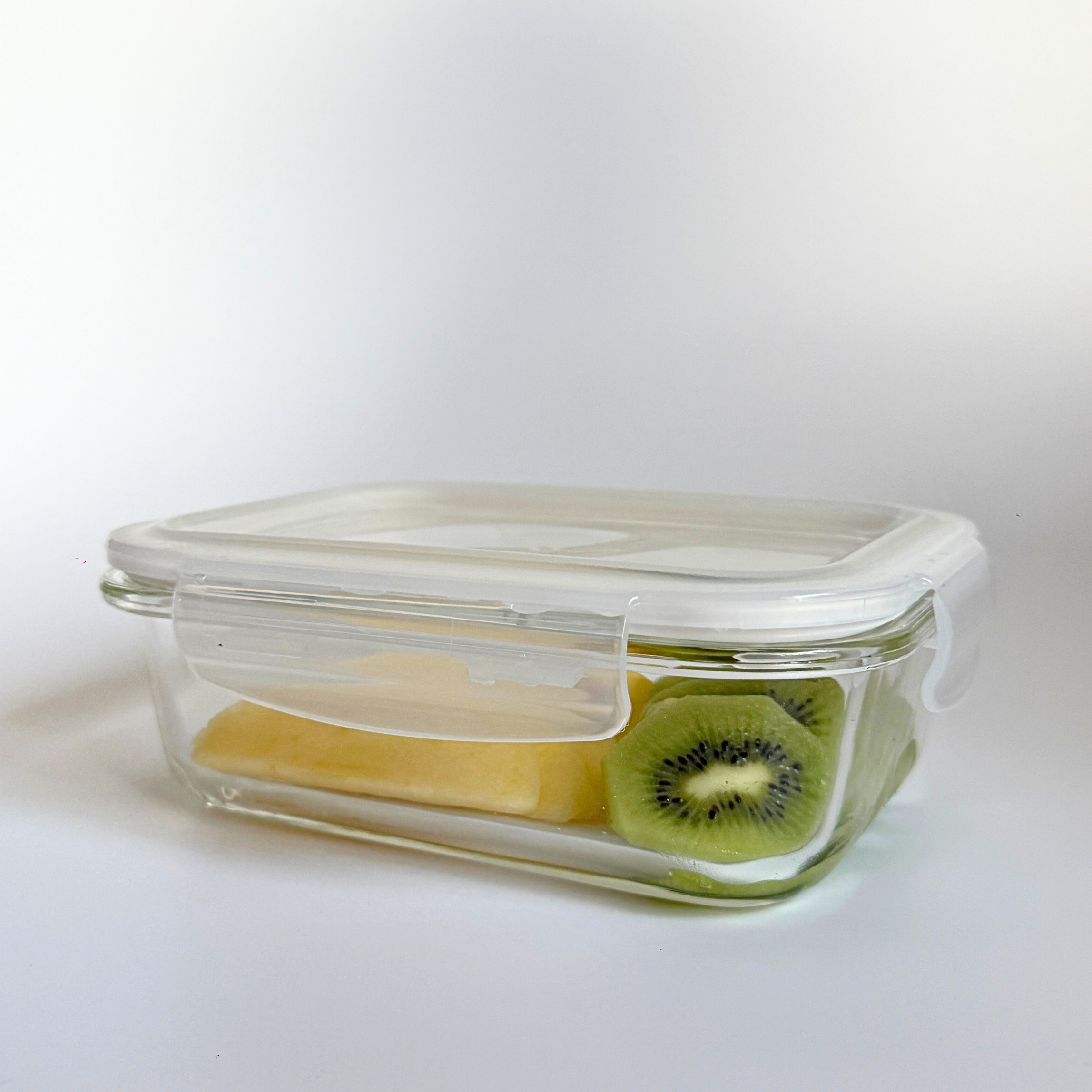Akamiya High Borosilicate Glass Microwaveable Food Container Rectangle