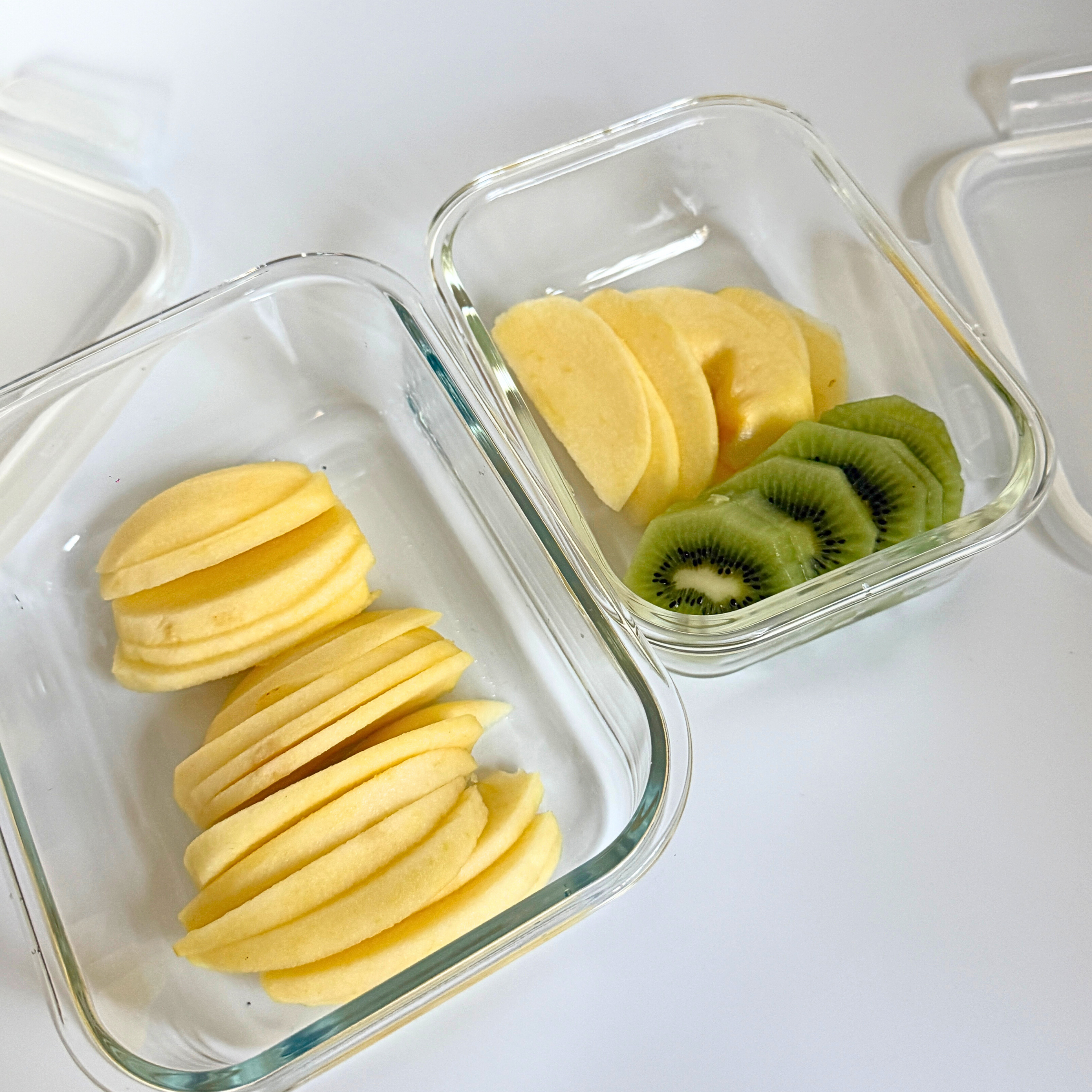 Akamiya High Borosilicate Glass Microwaveable Food Container Rectangle