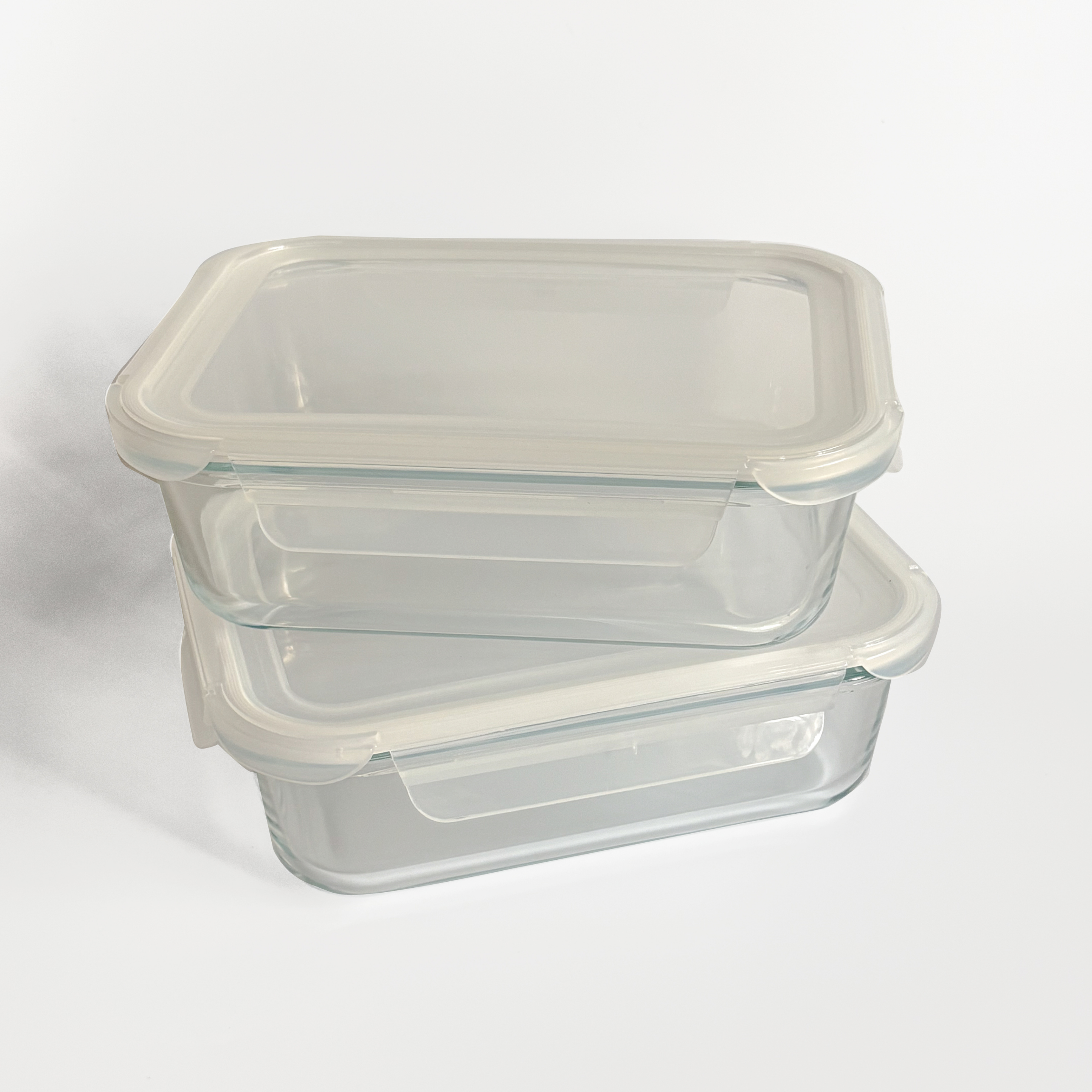 Akamiya High Borosilicate Glass Microwaveable Food Container Rectangle