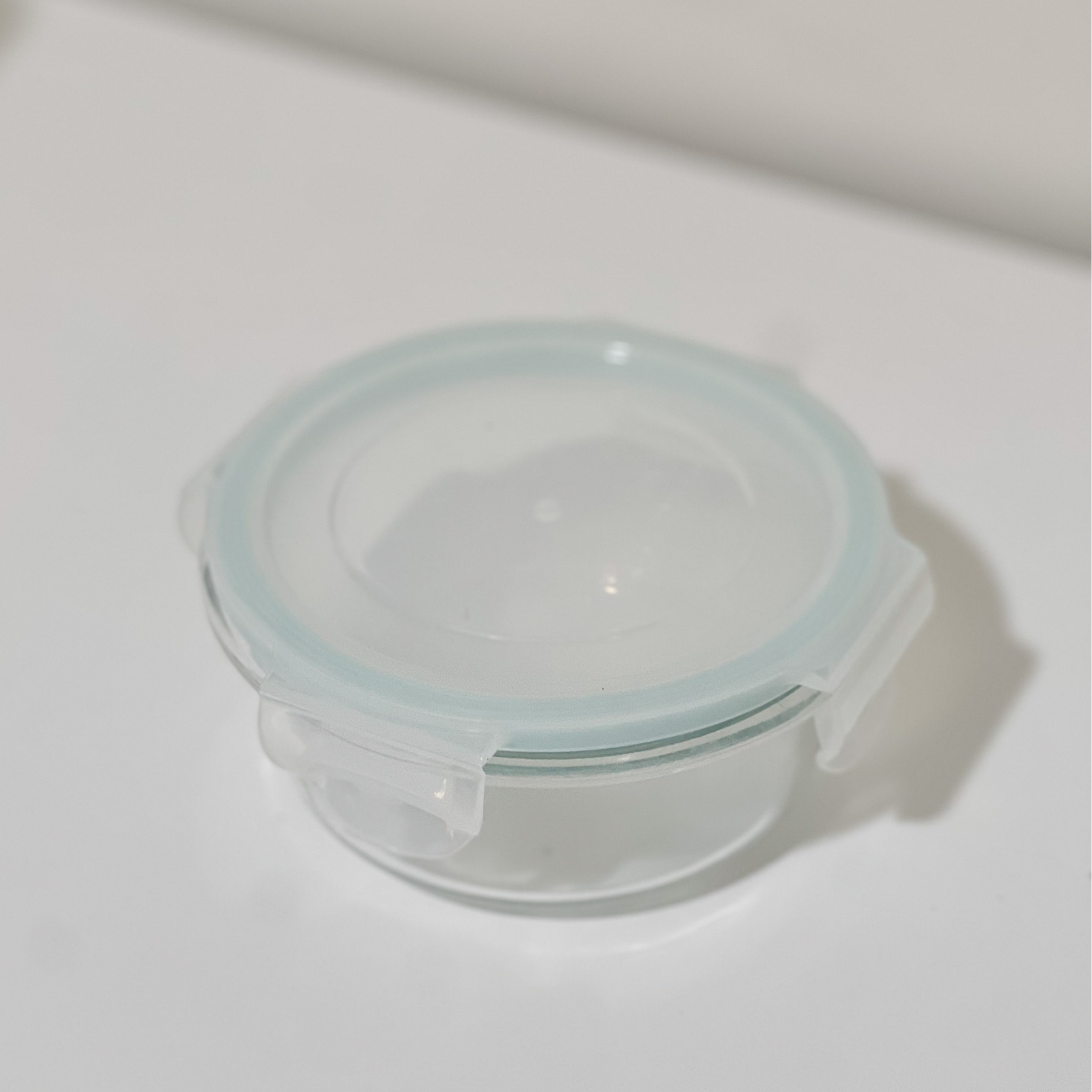 Akamiya Round High Borosilicate Glass Microwaveable Food Container Set