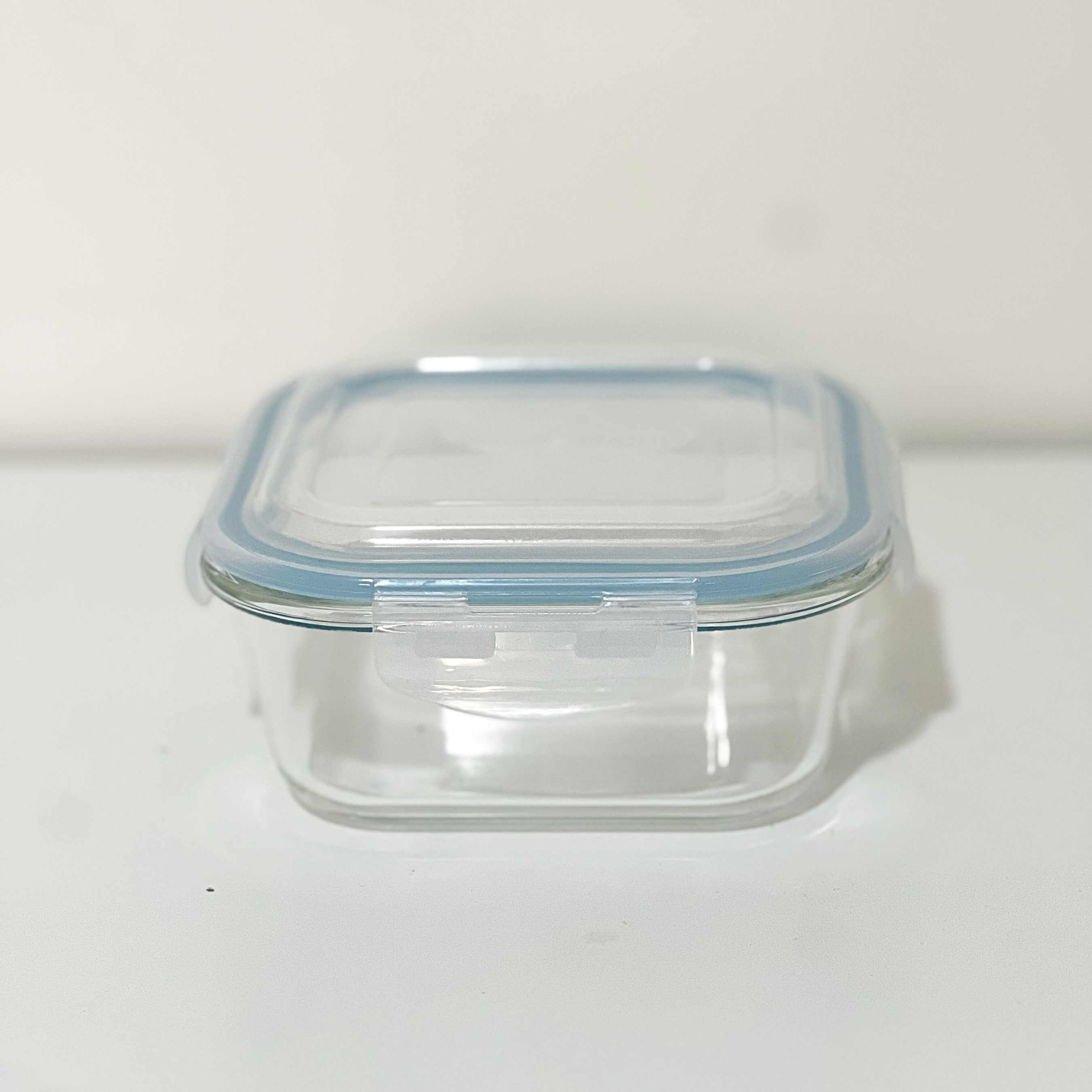 Akamiya Square High Borosilicate Glass Microwaveable Food Container