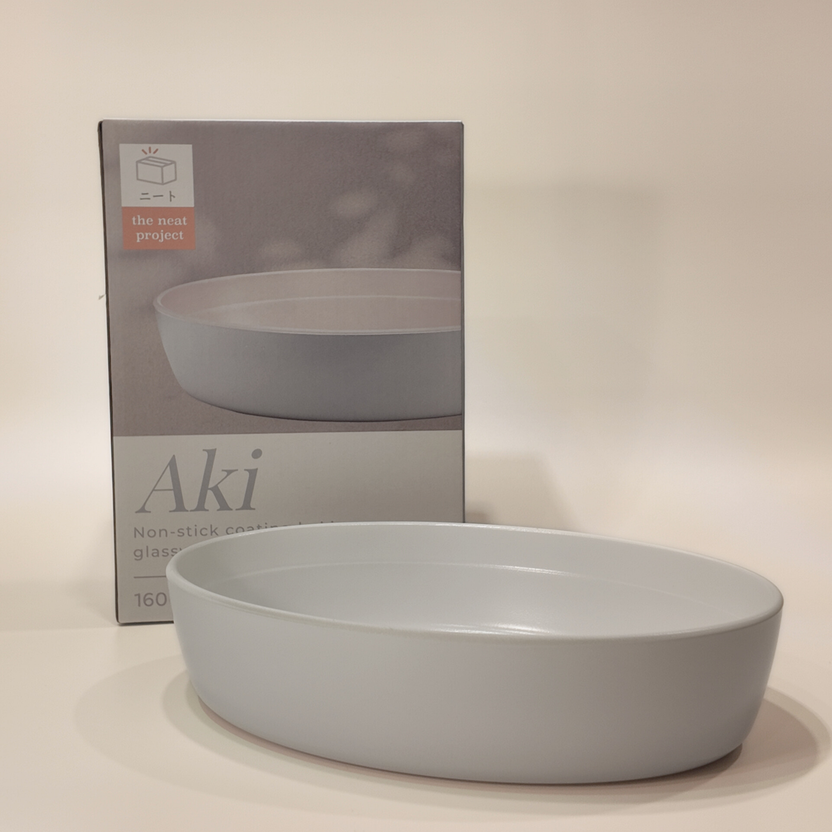 Aki Round Non-stick Coating Baking Glassware
