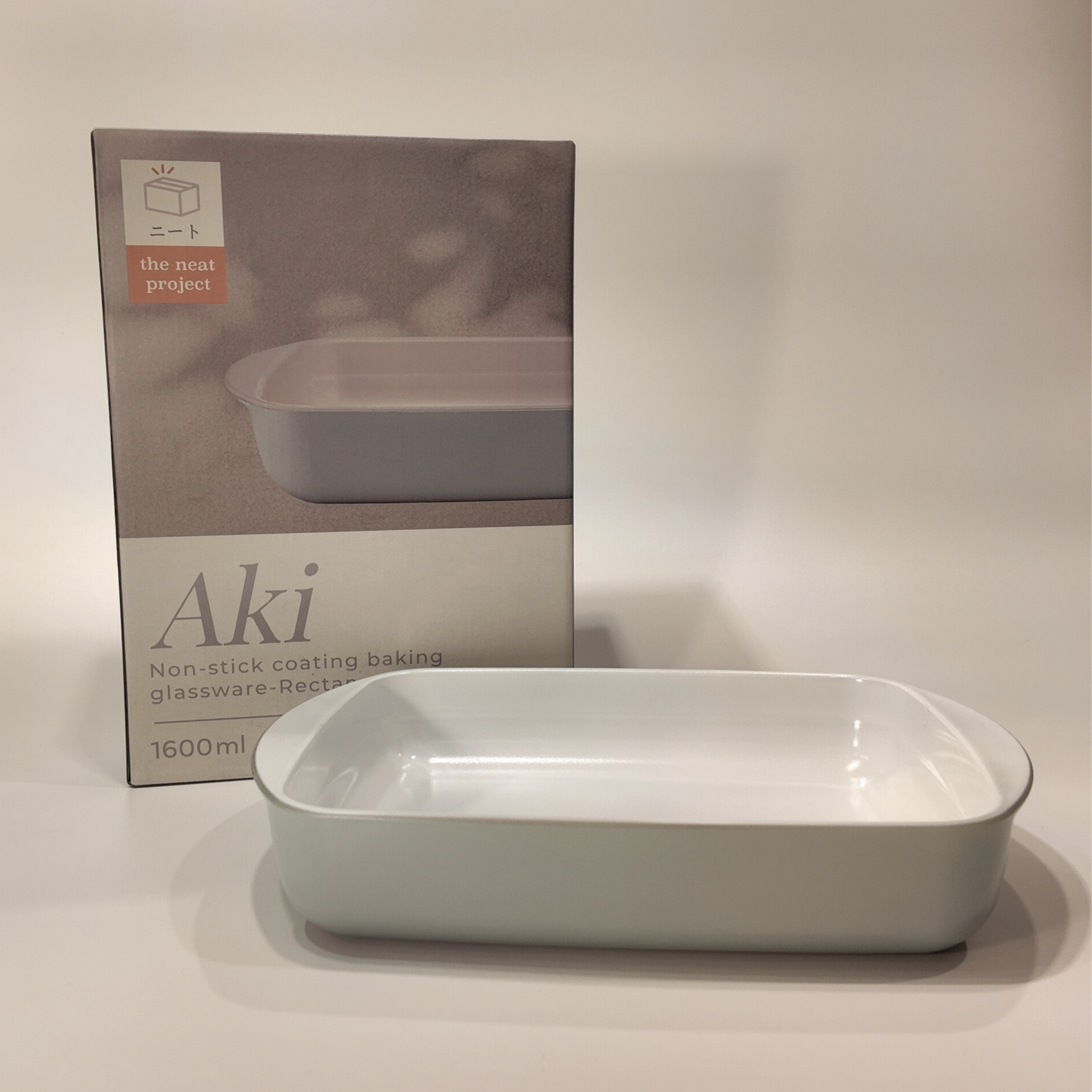 Aki Rectangular Non-stick Coating Baking Glassware