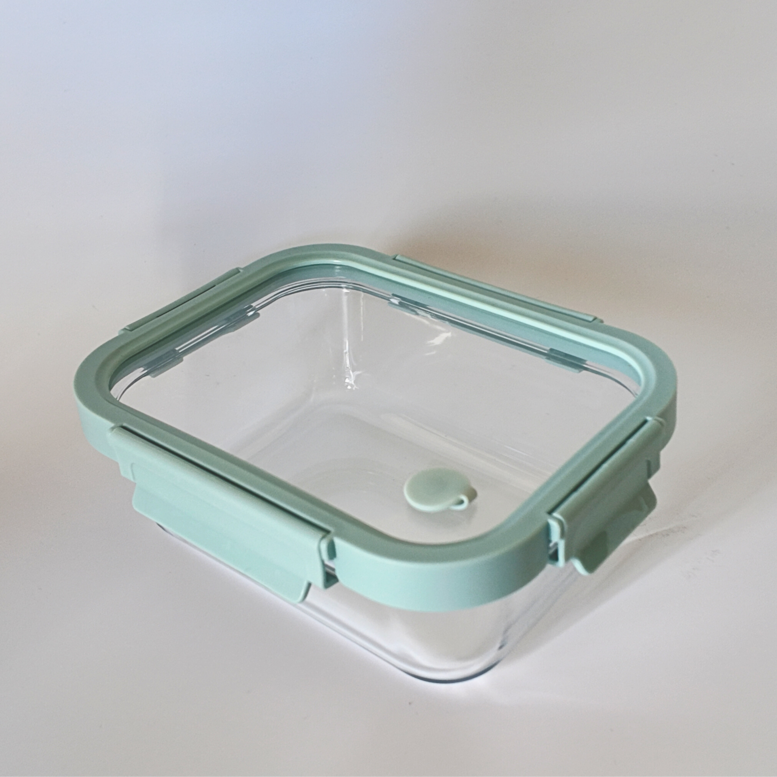 Aniko Rectangular Vented Glass Lid Container
