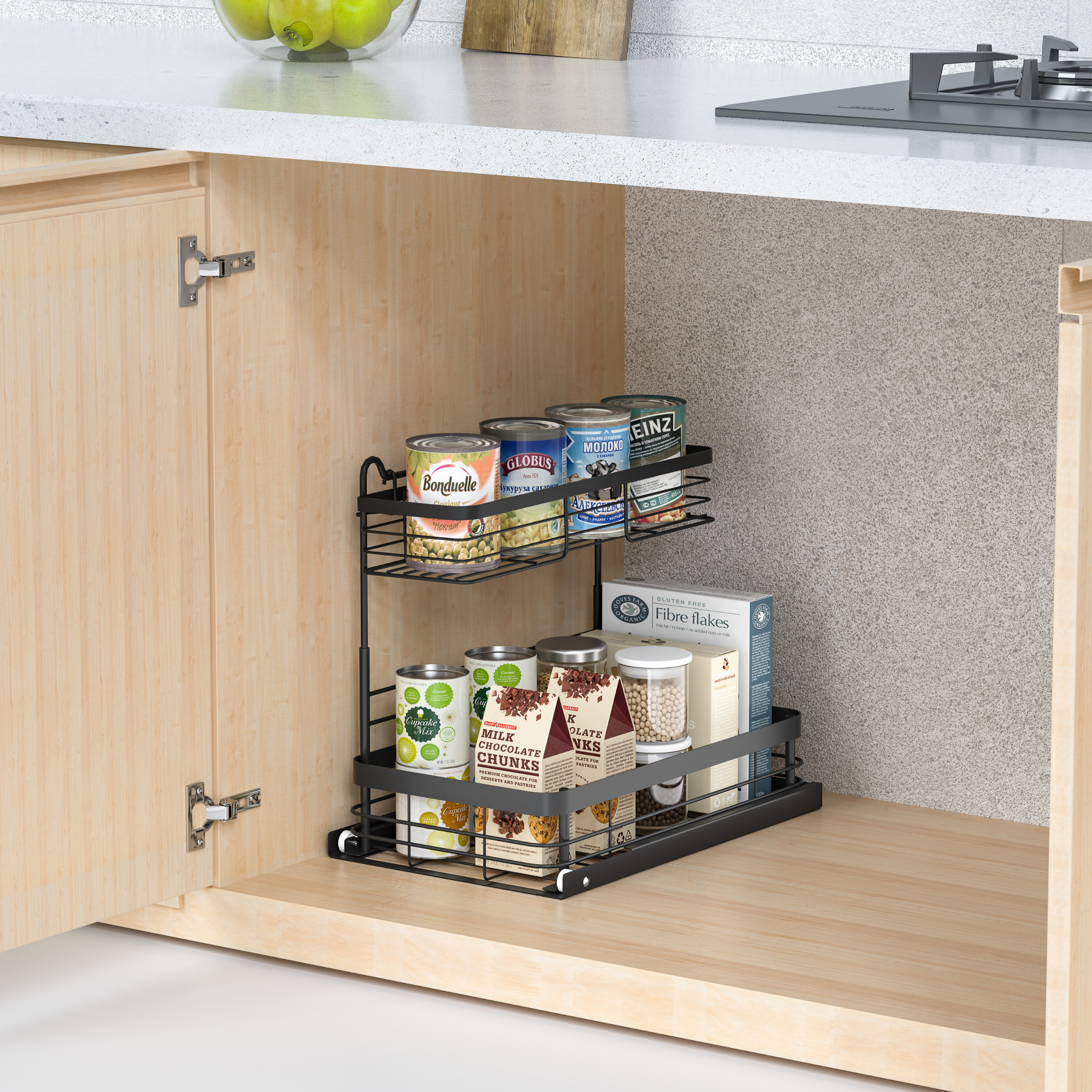 Nachi 2-Tier Undersink Storage Organizer