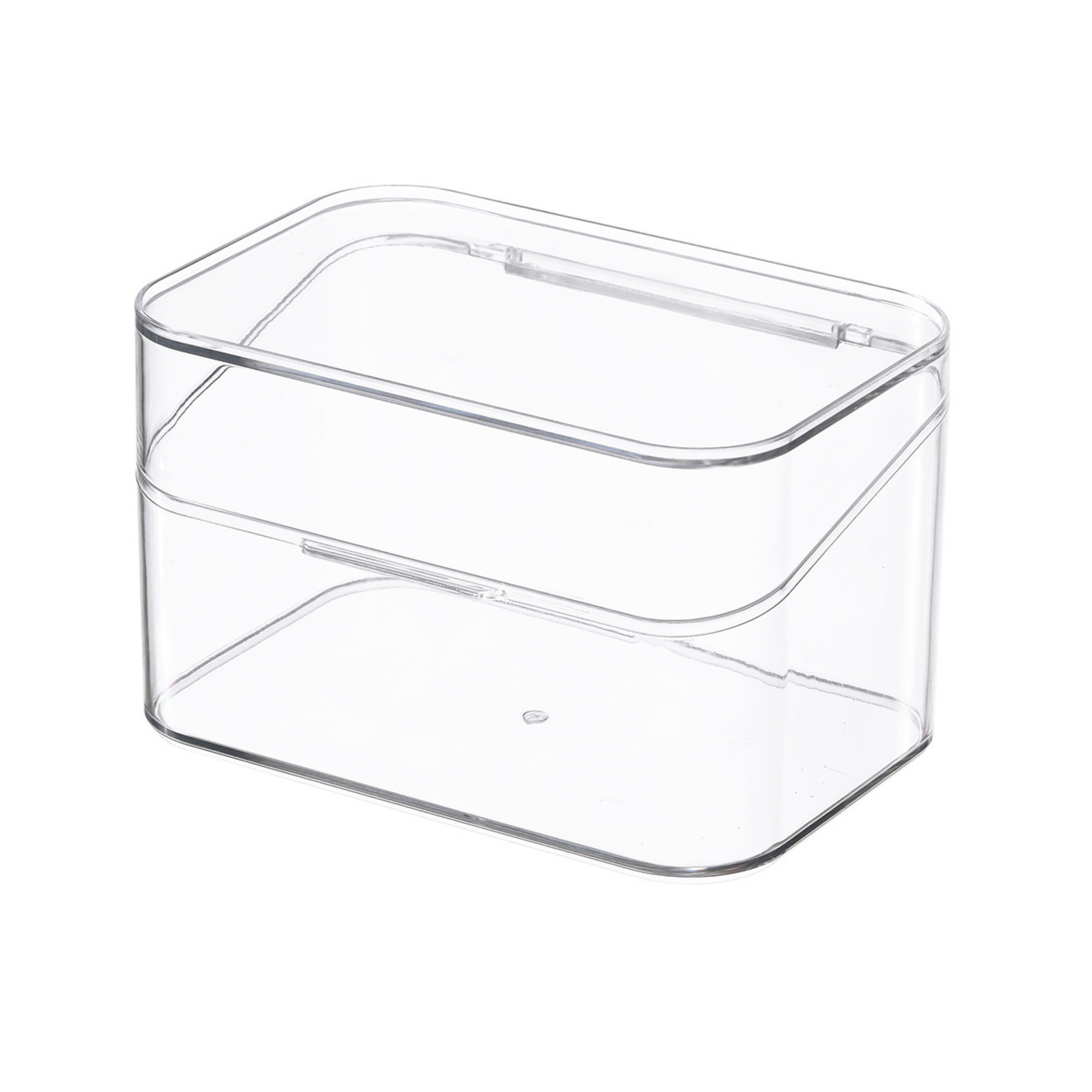 Sachi Clear Cosmetic Organizer Qtip Cotton Pads Storage