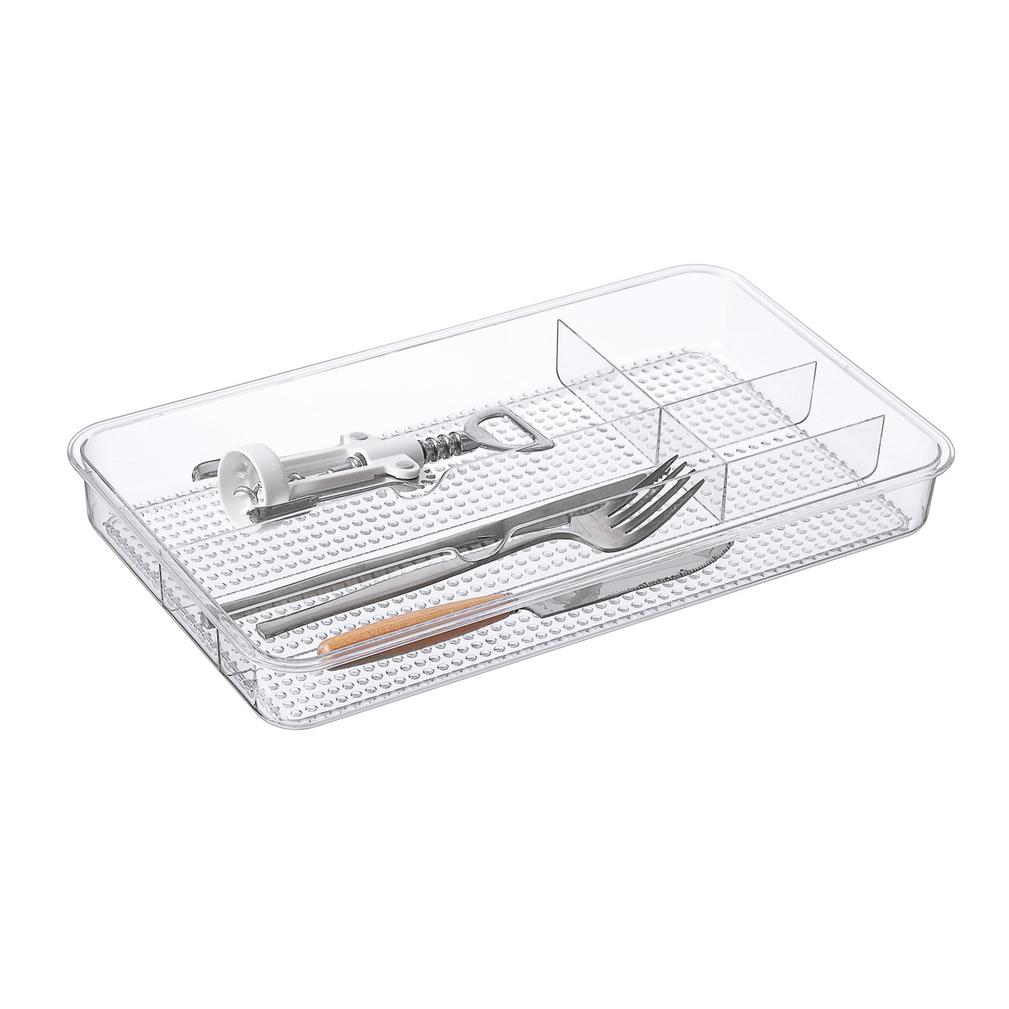 Sachi Clear Cutlery Organizer