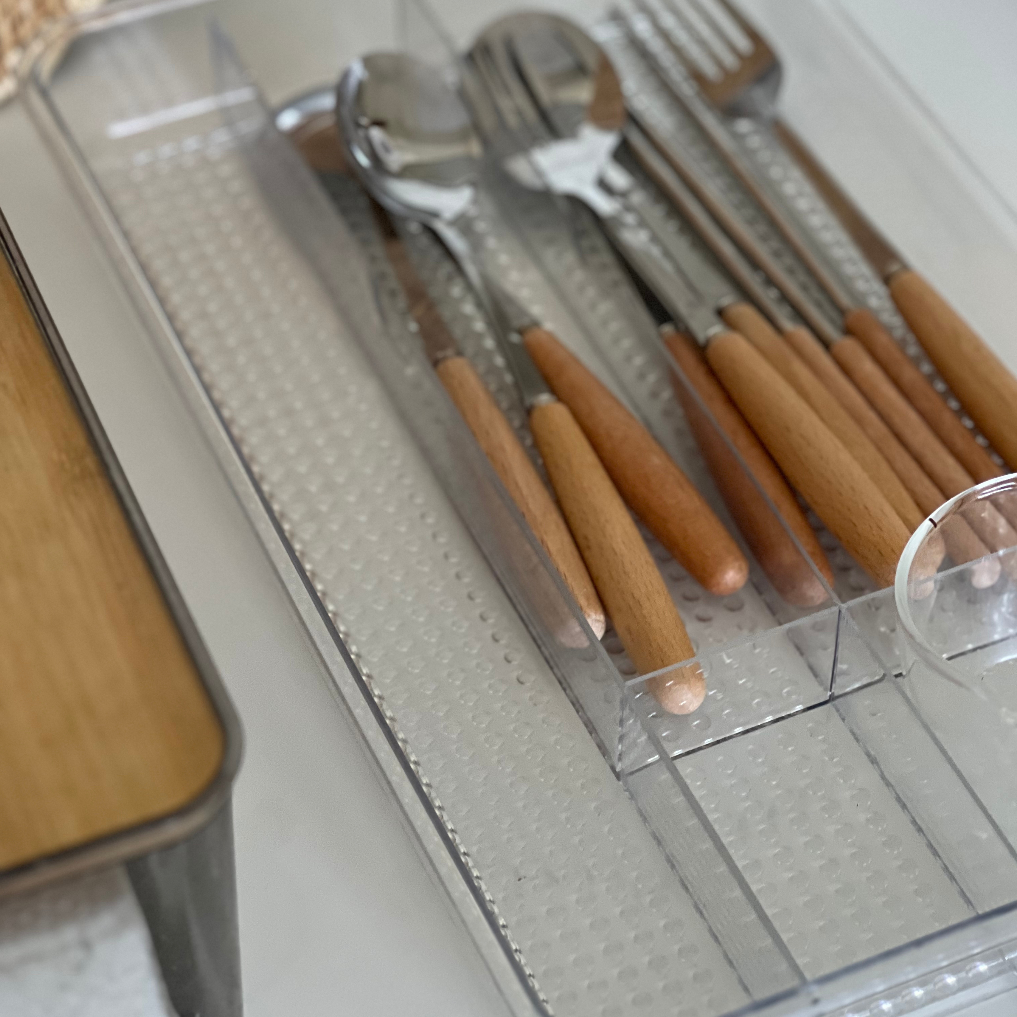 Sachi Clear Cutlery Organizer