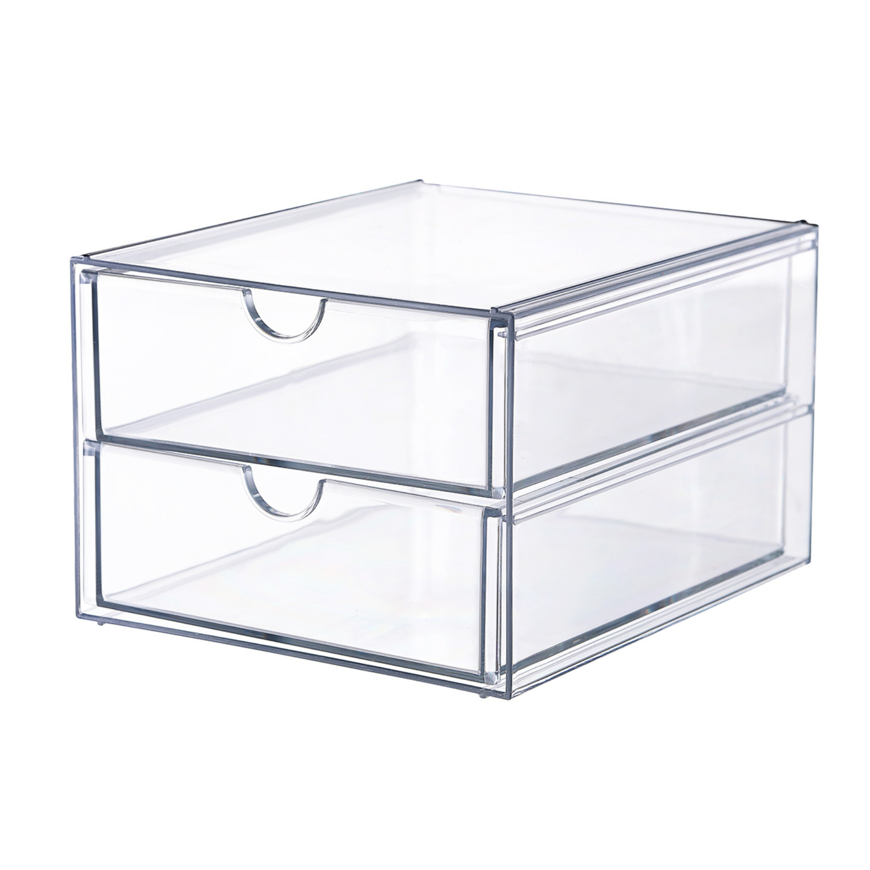 Sachi Clear Drawer Organizer (Horizontal) 2 Slots