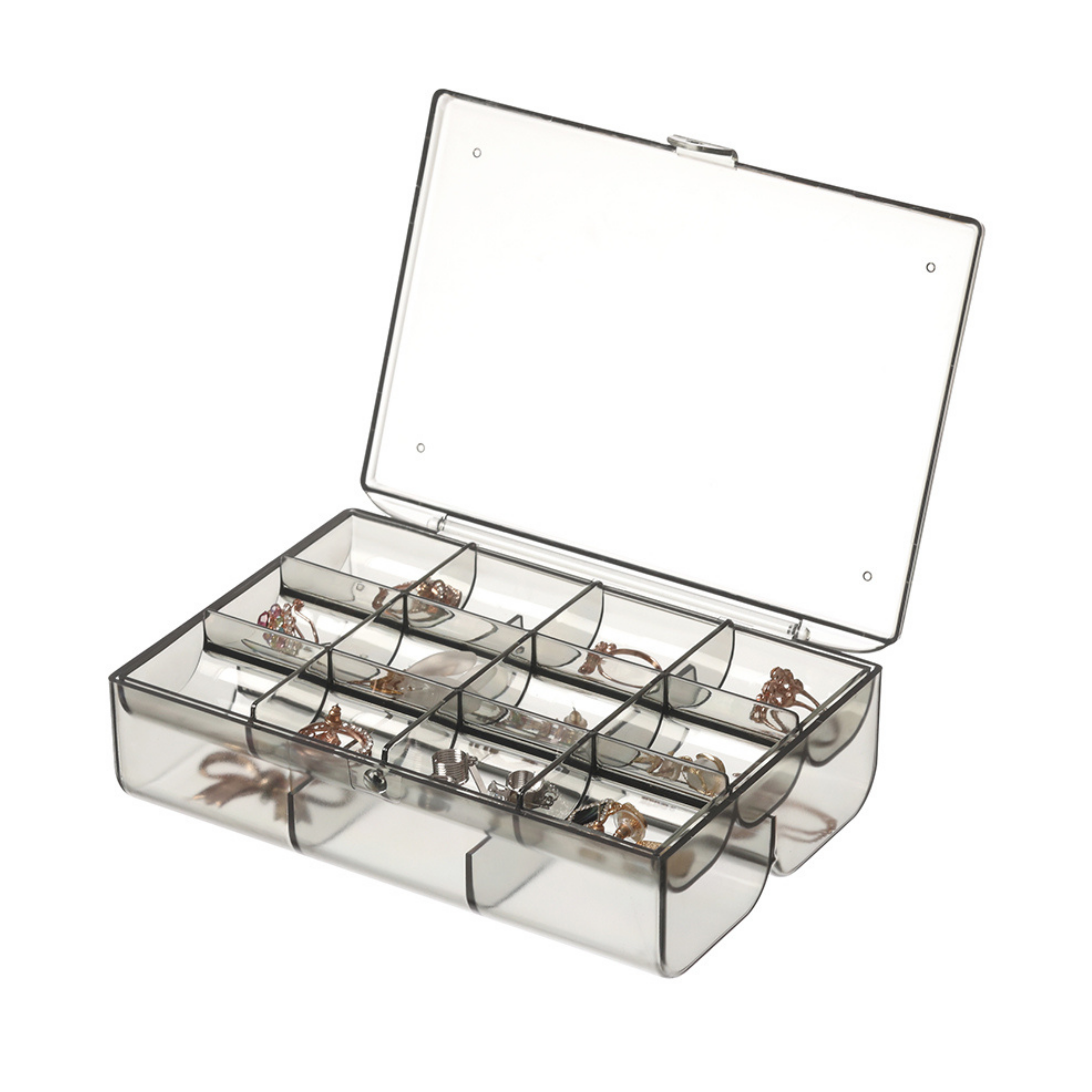 Sachi Clear Jewelry Box Organizer