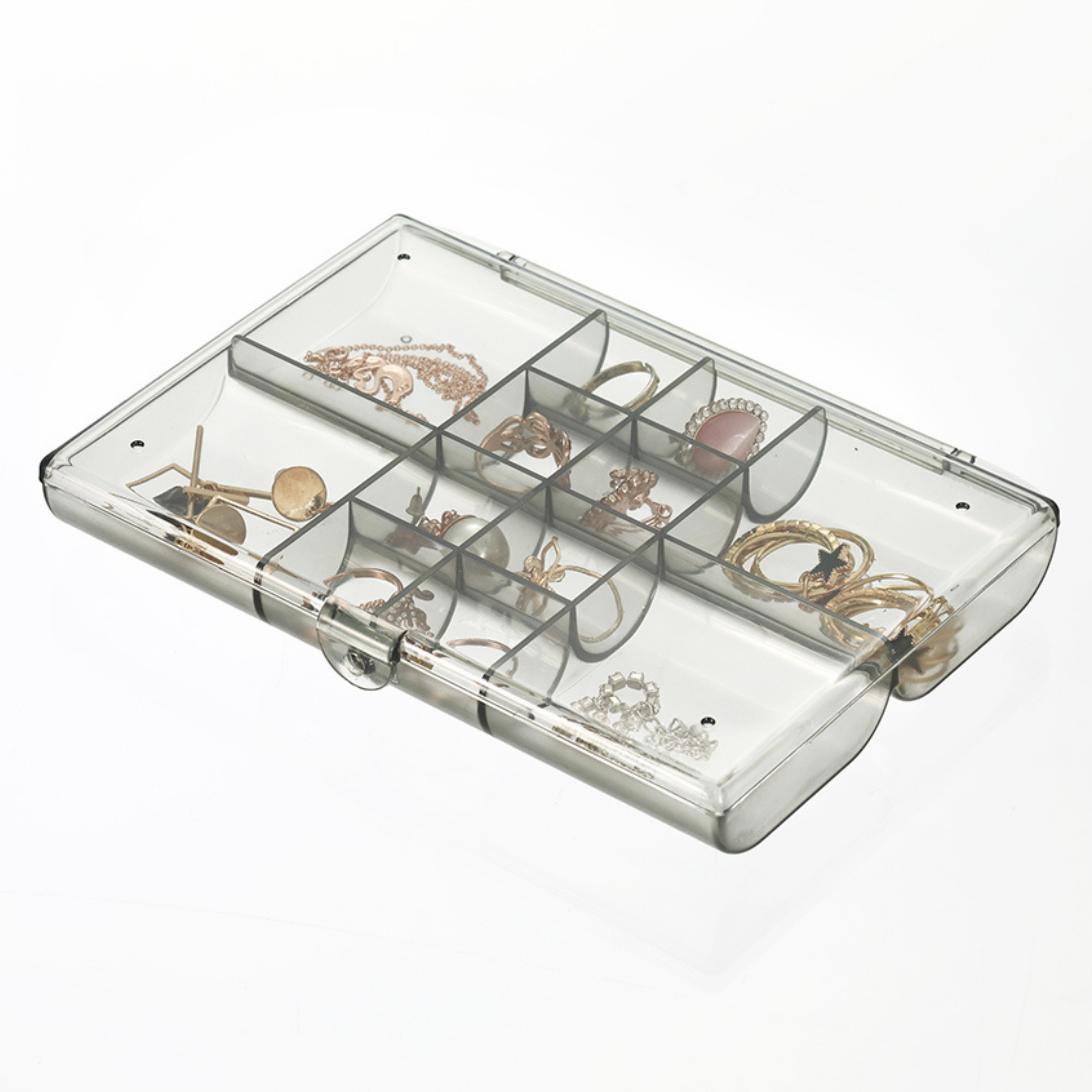 Sachi Clear Jewelry Box Organizer