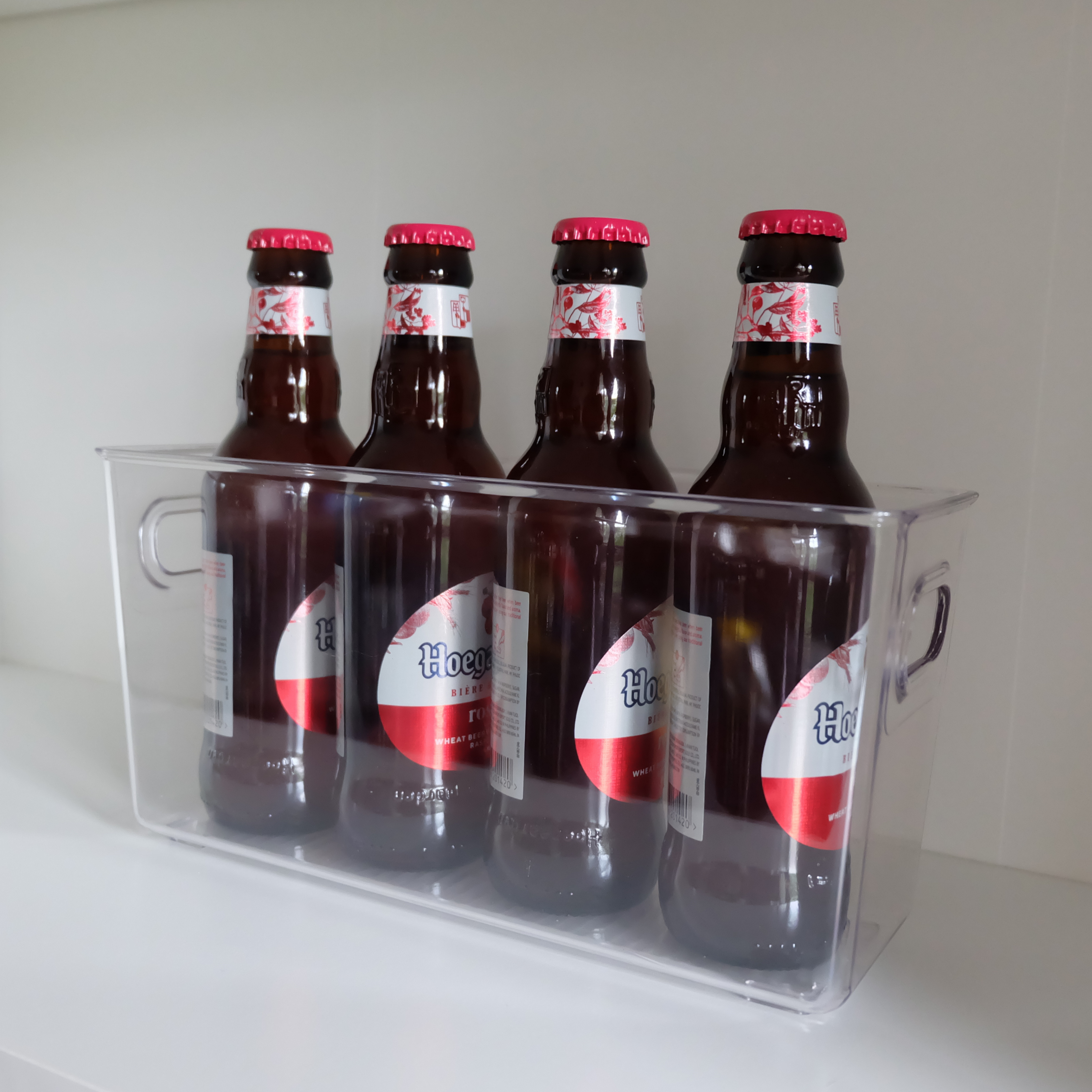 Sachi Clear Storage / Refrigerator / Fridge Bin with handles (Small)
