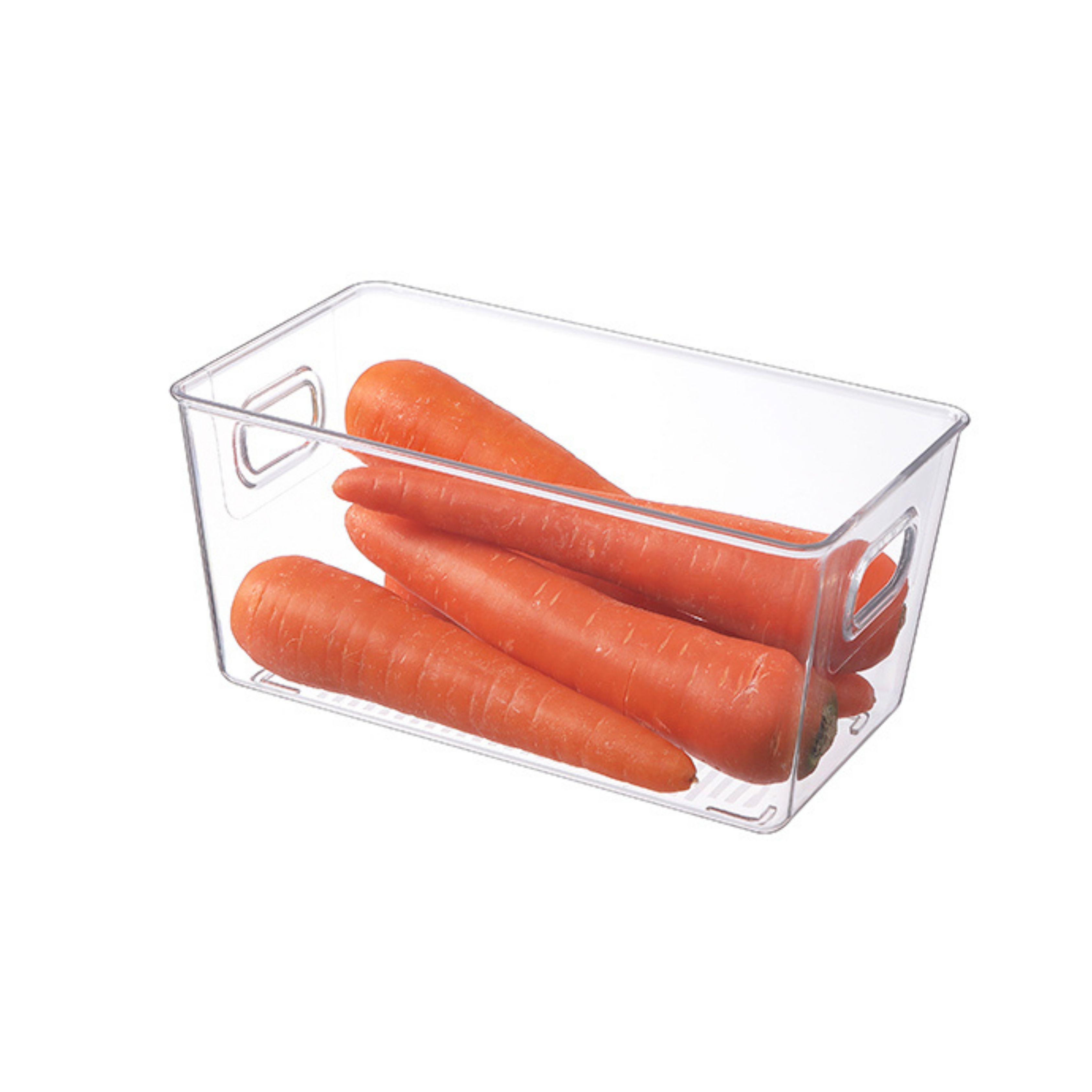 Sachi Clear Storage / Refrigerator / Fridge Bin with handles (Small)