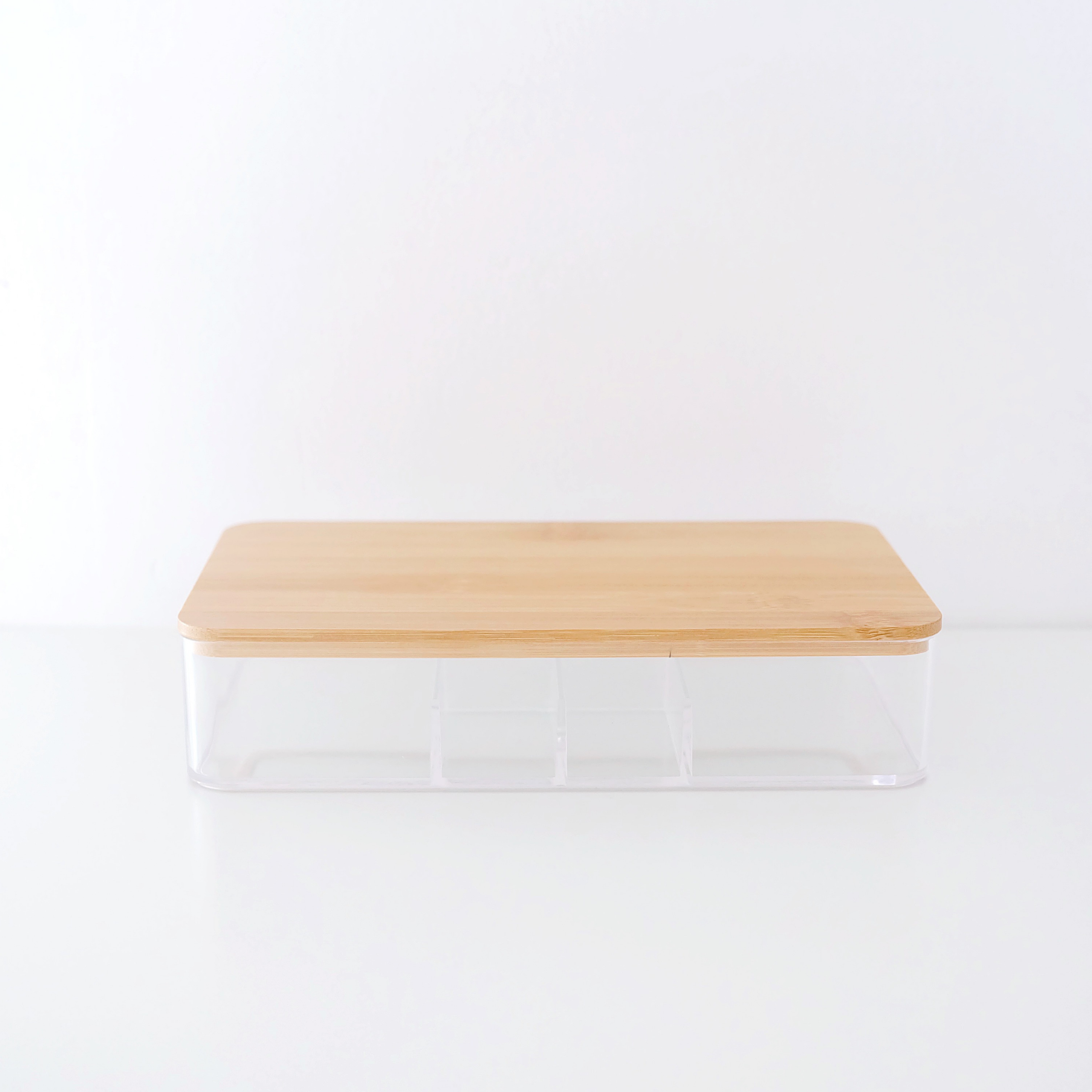 Sachi Stylish Jewelry Organizer with Mirror and Wood Cover