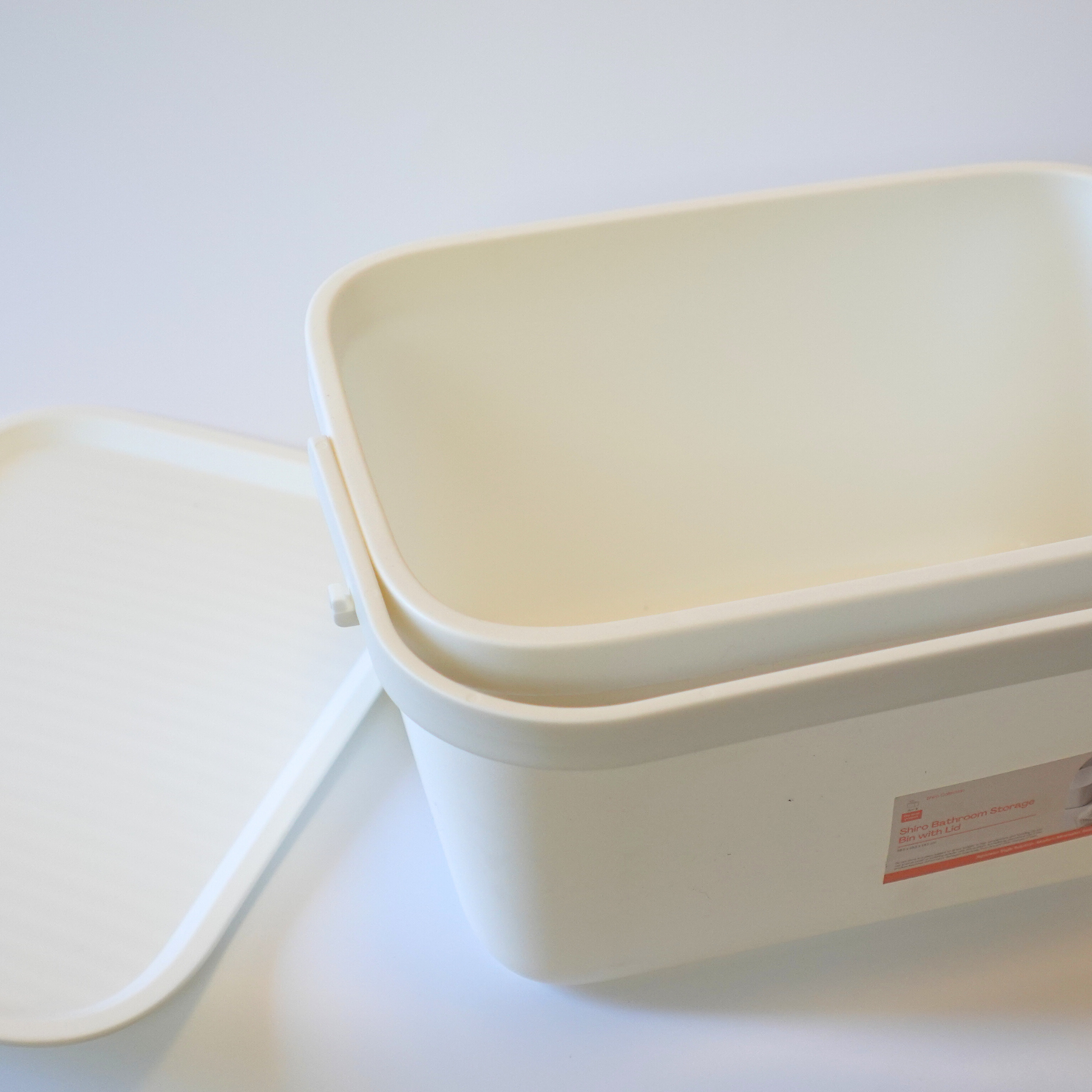 Shiro Bathroom Storage Bin with Lid