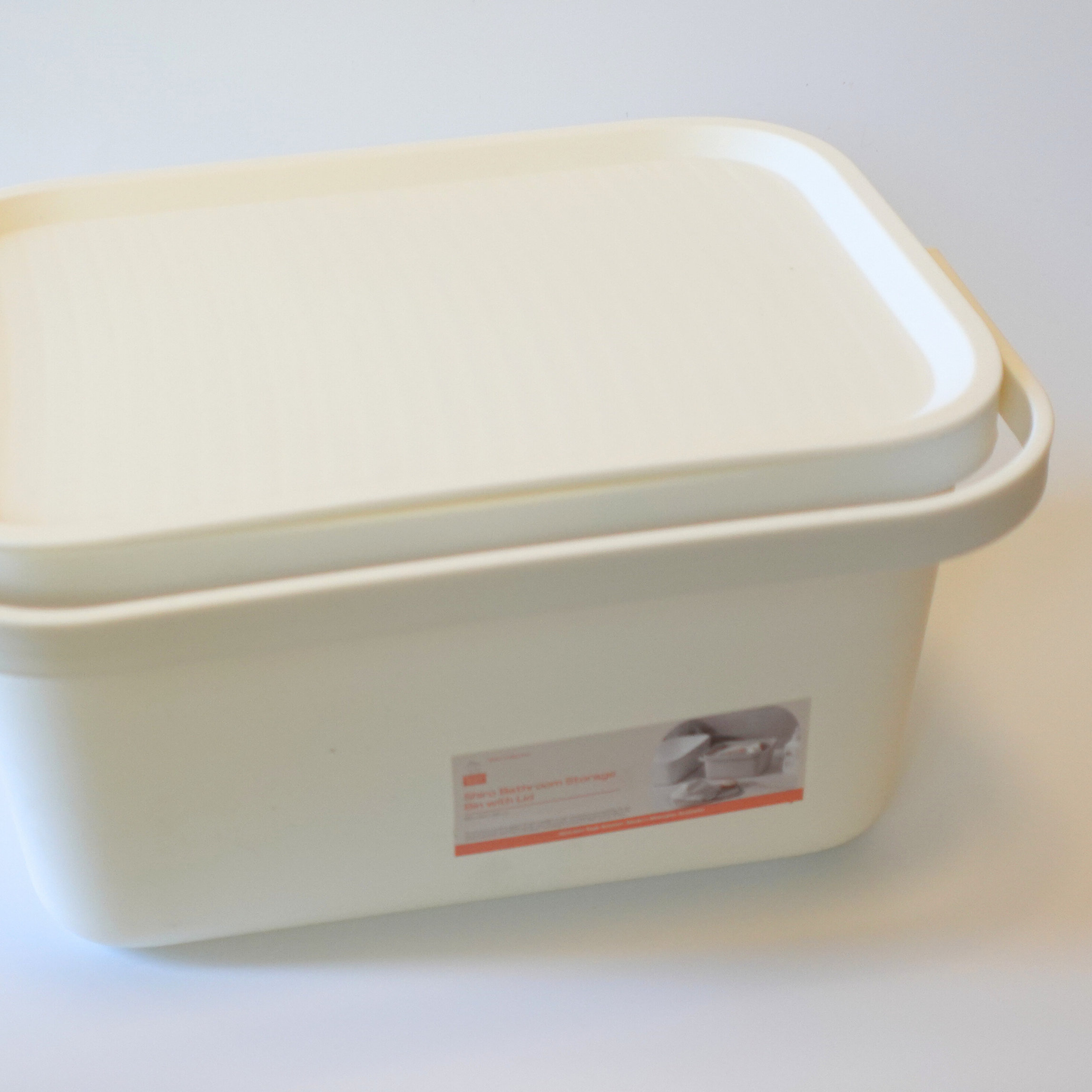 Shiro Bathroom Storage Bin with Lid
