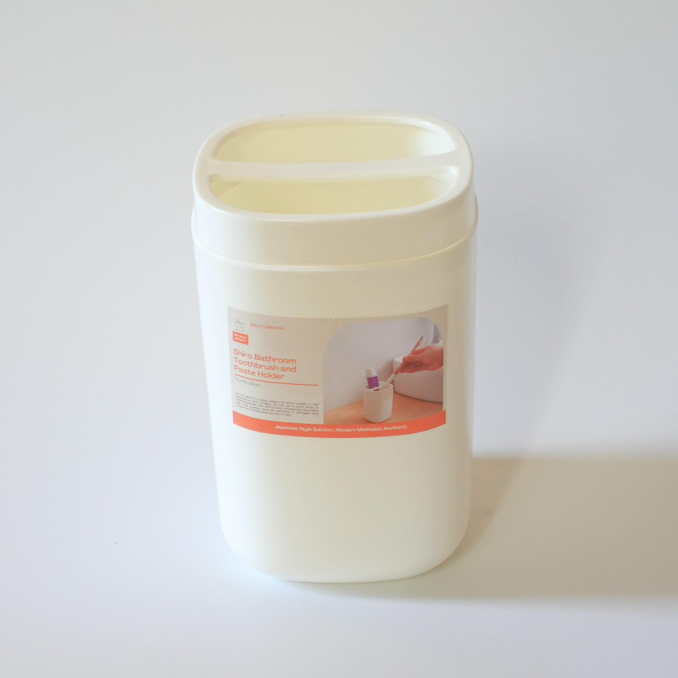 Shiro Bathroom Toothbrush and Paste Holder
