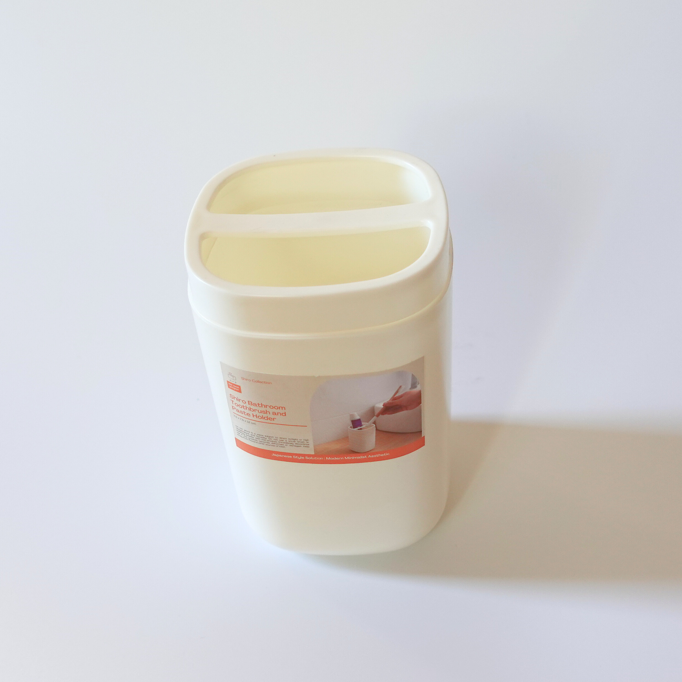 Shiro Bathroom Toothbrush and Paste Holder