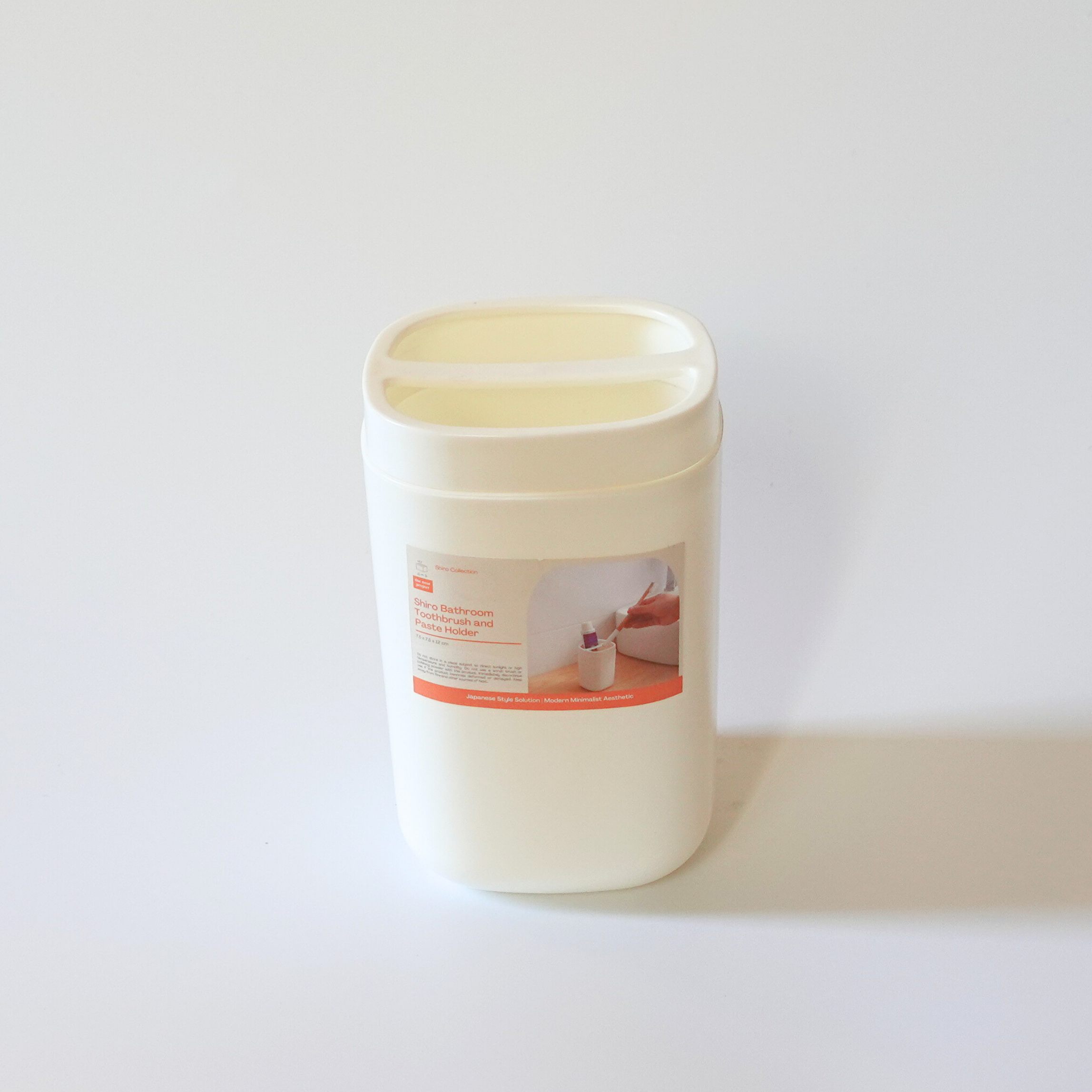 Shiro Bathroom Toothbrush and Paste Holder