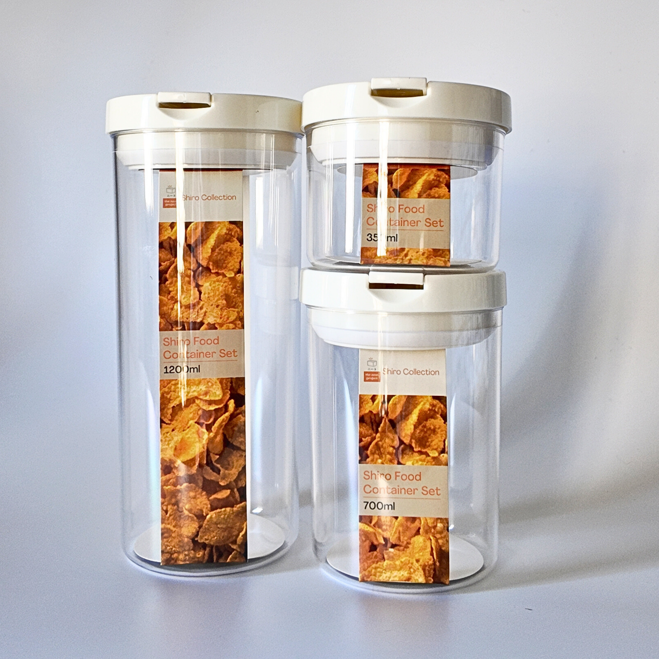 Shiro Food Container Set Round