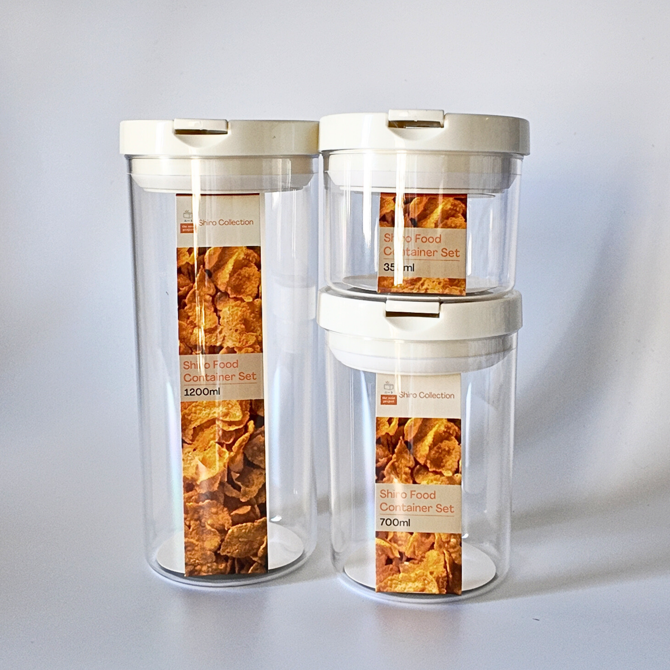 Shiro Food Container Set Round