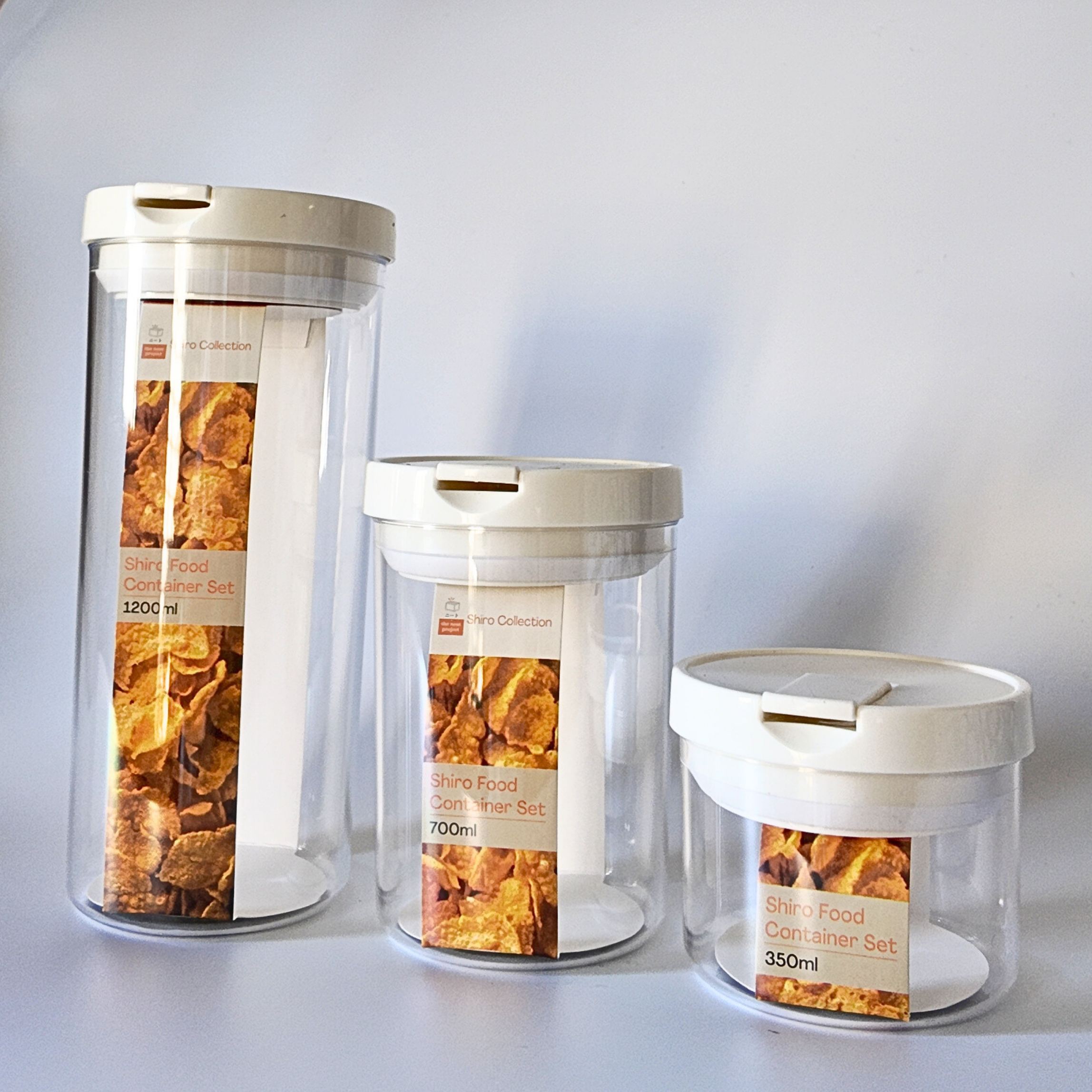 Shiro Food Container Set Round