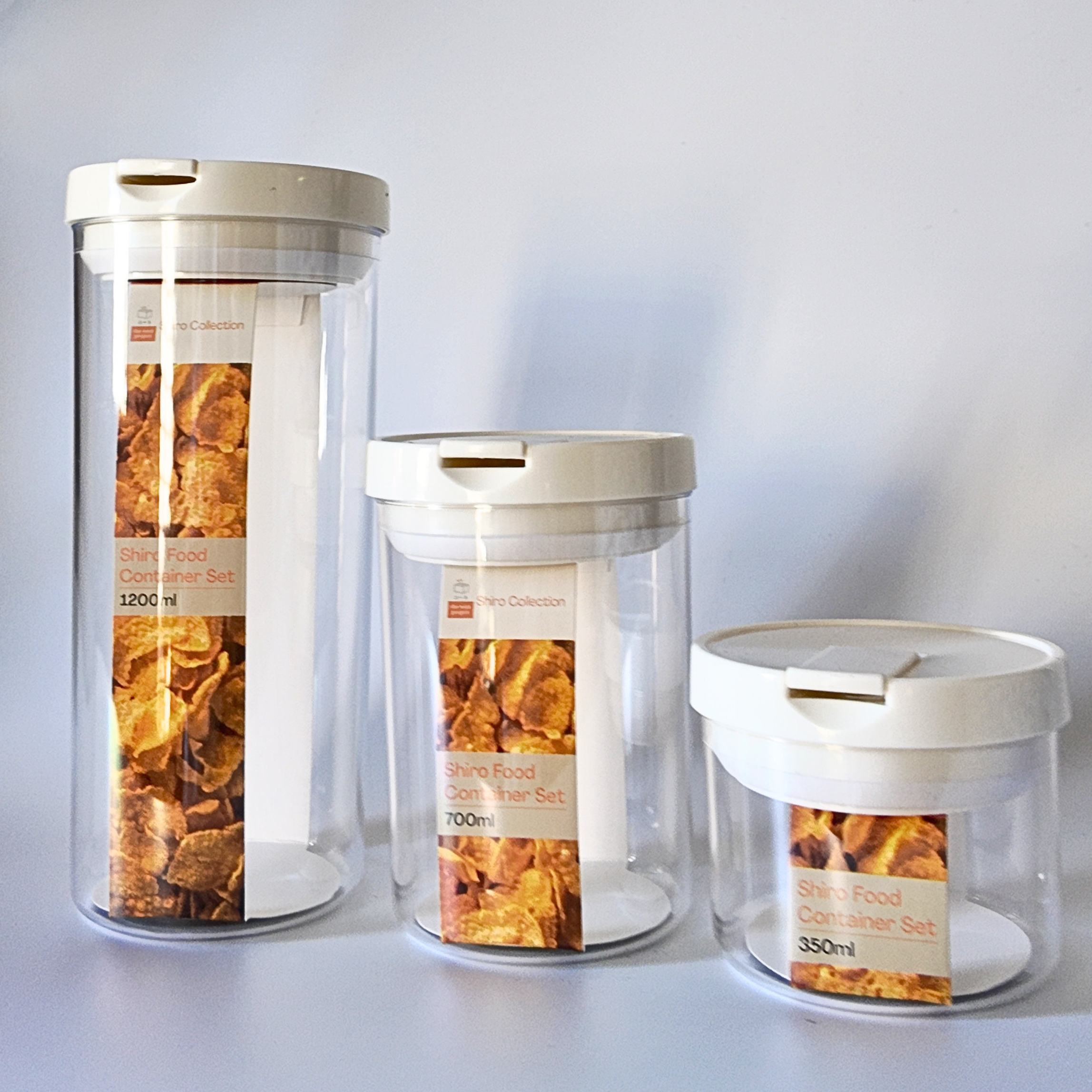 Shiro Food Container Set Round