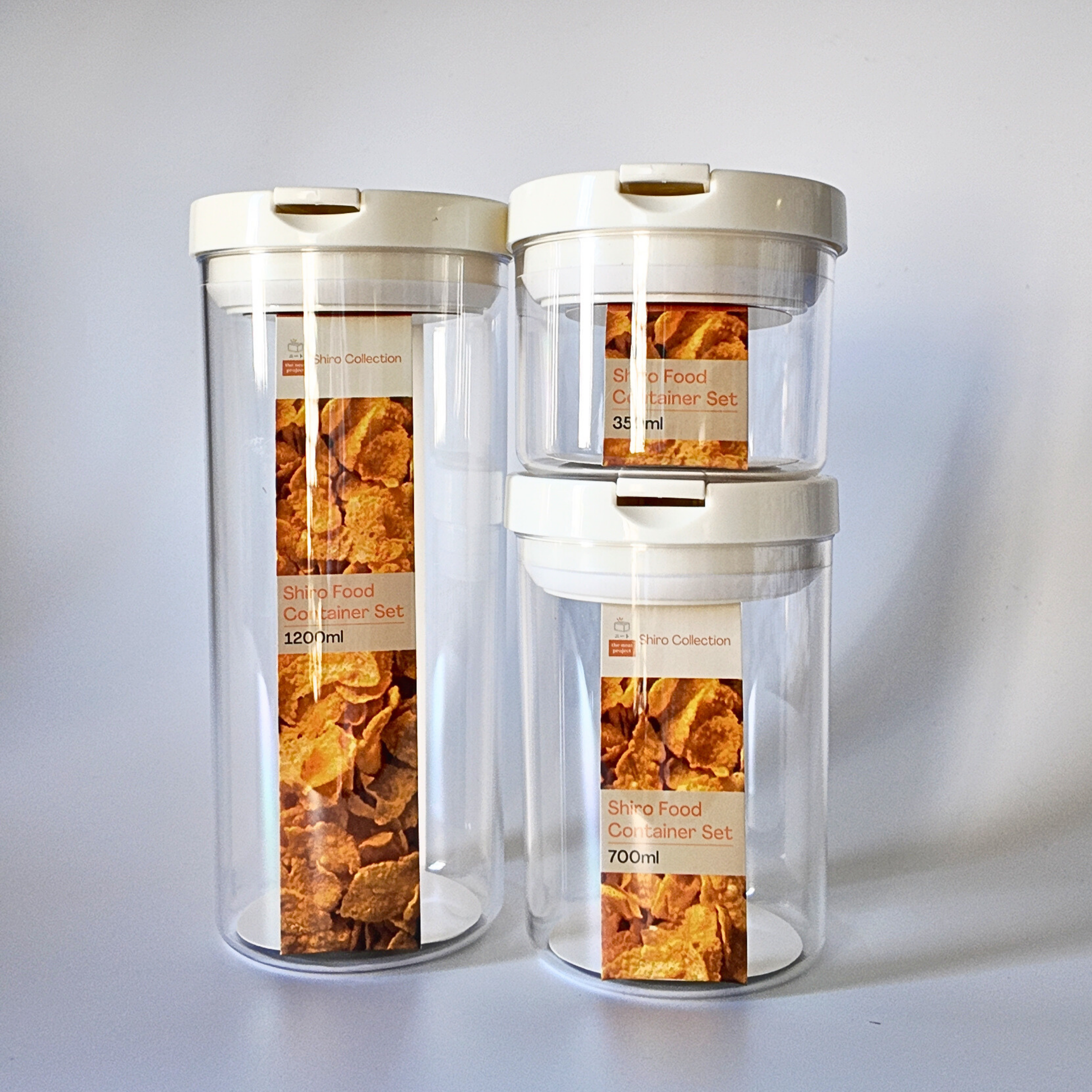 Shiro Food Container Set Round