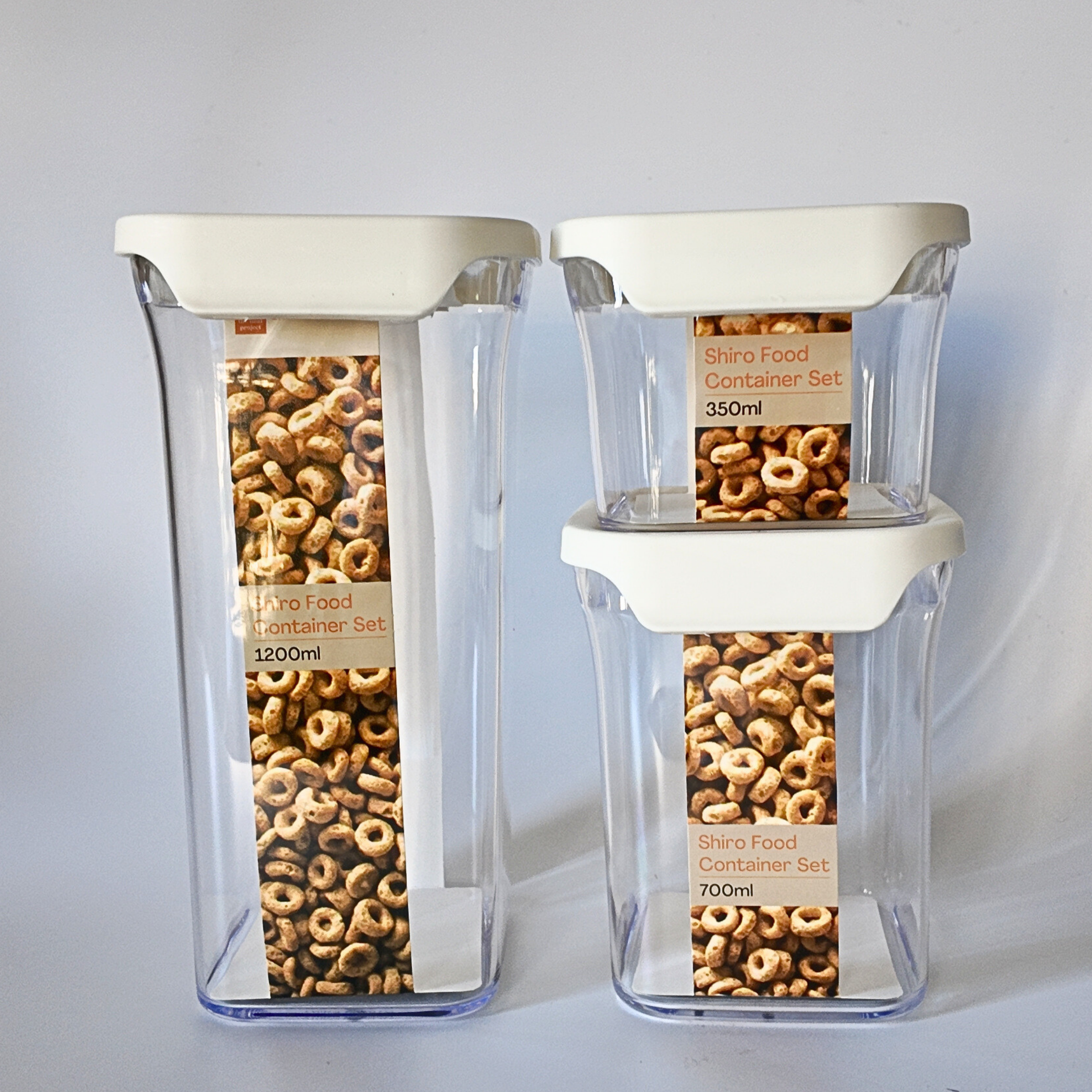 Shiro Food Container Set Square