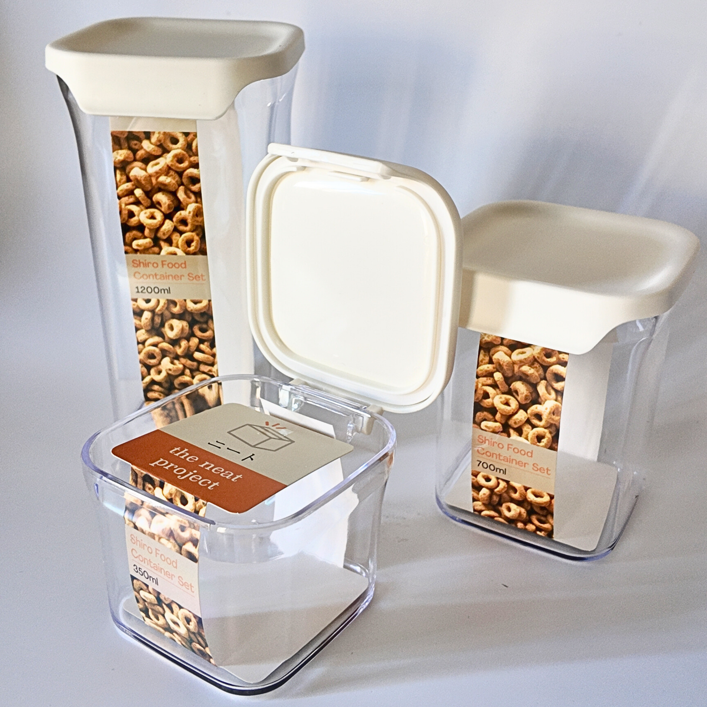 Shiro Food Container Set Square