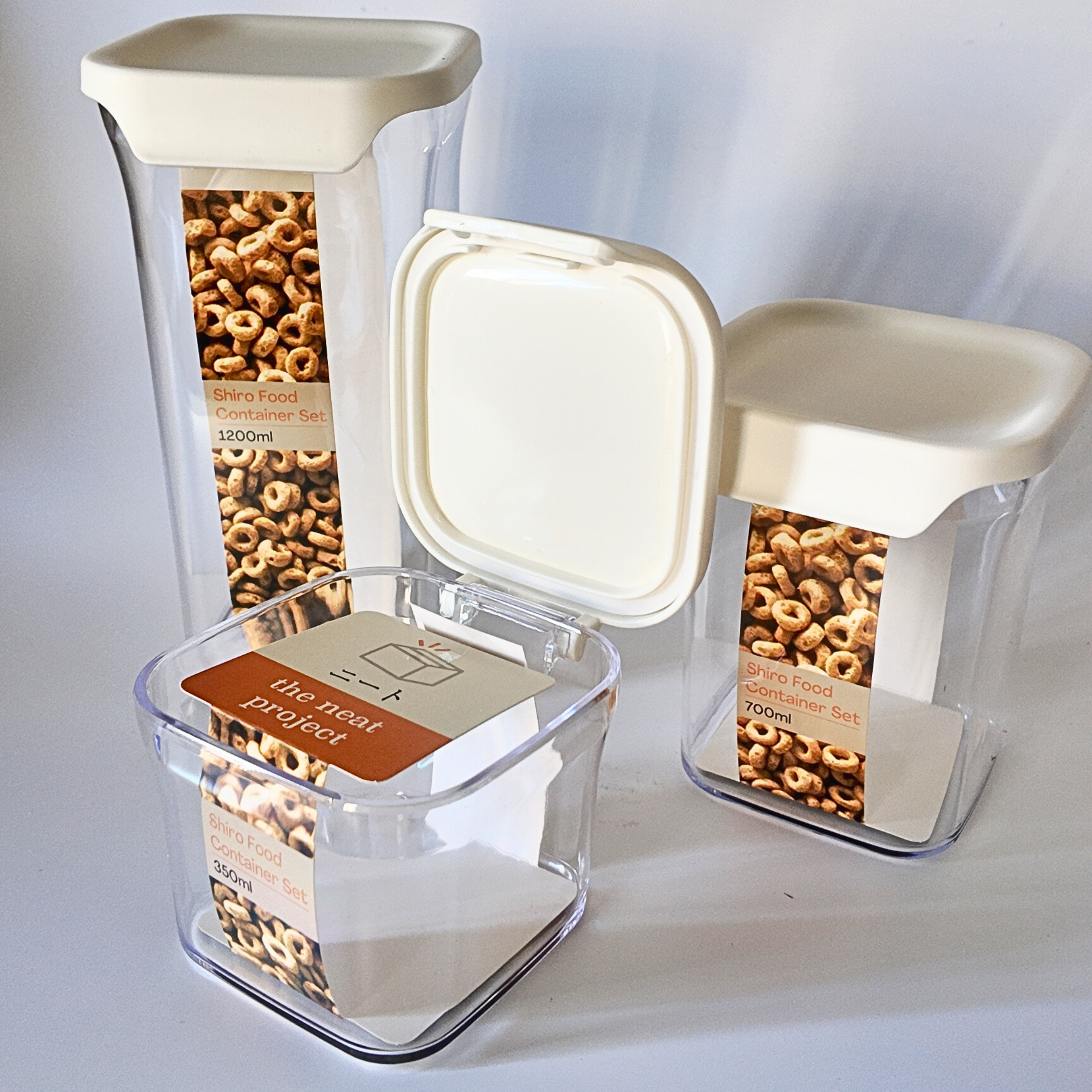 Shiro Food Container Set Square