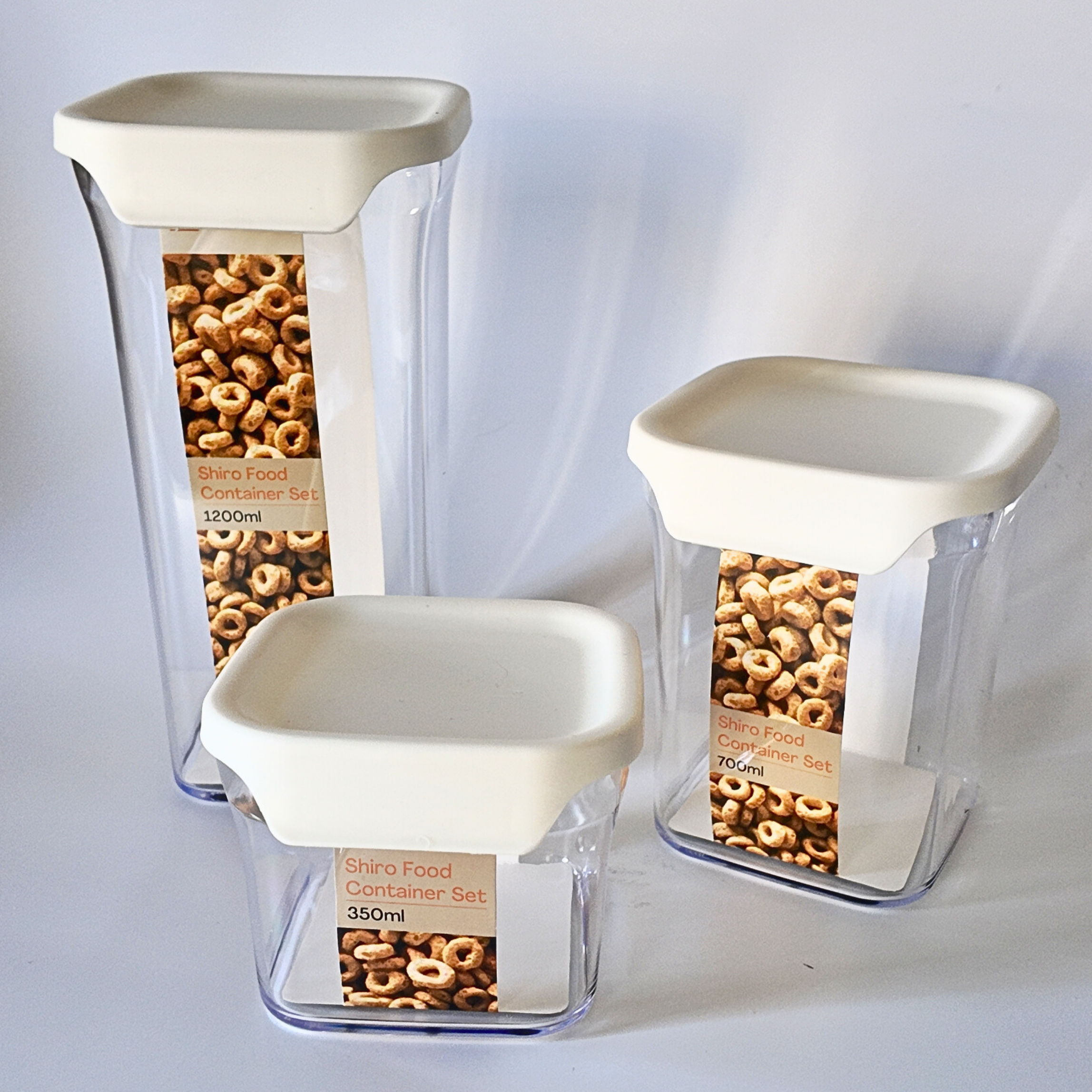 Shiro Food Container Set Square