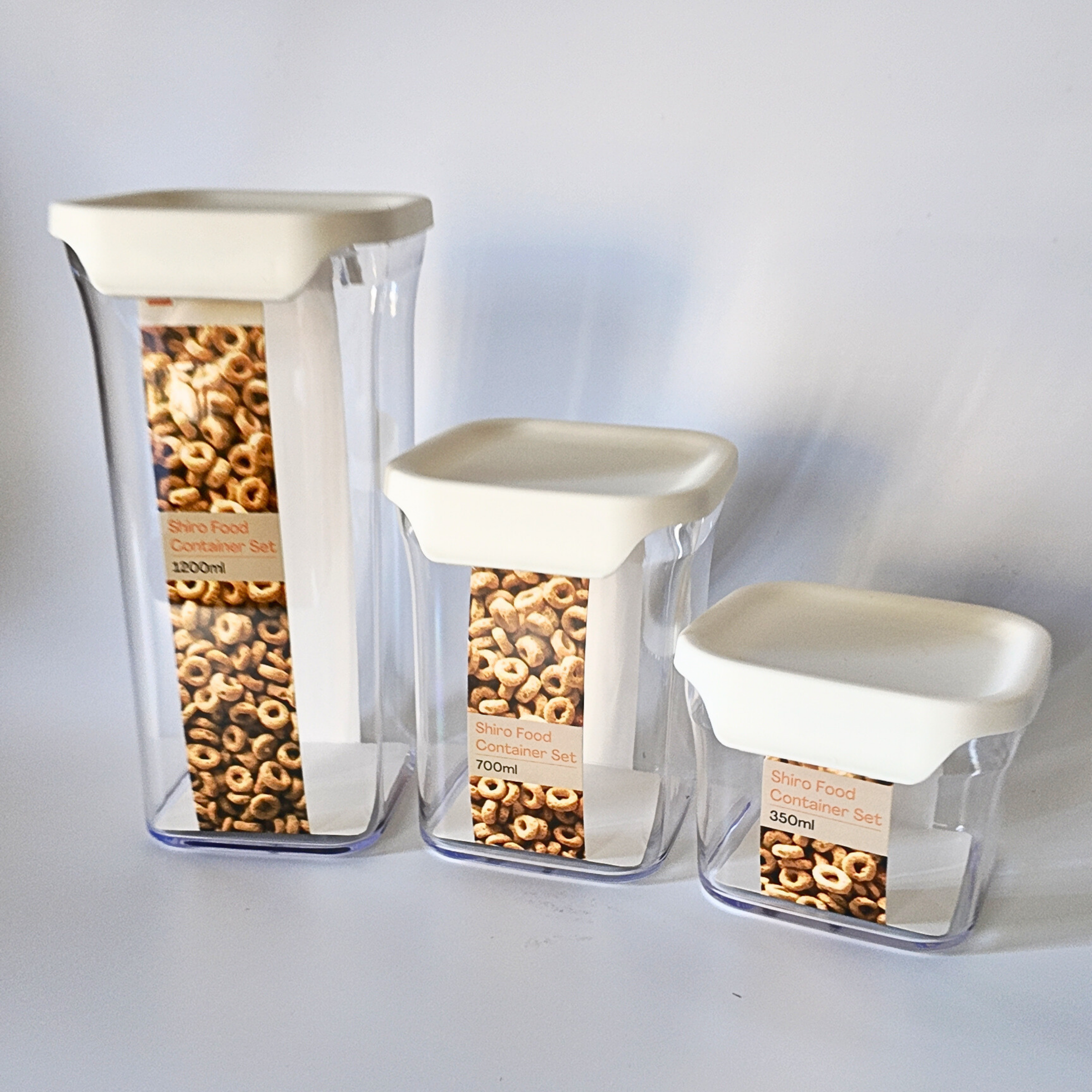 Shiro Food Container Set Square