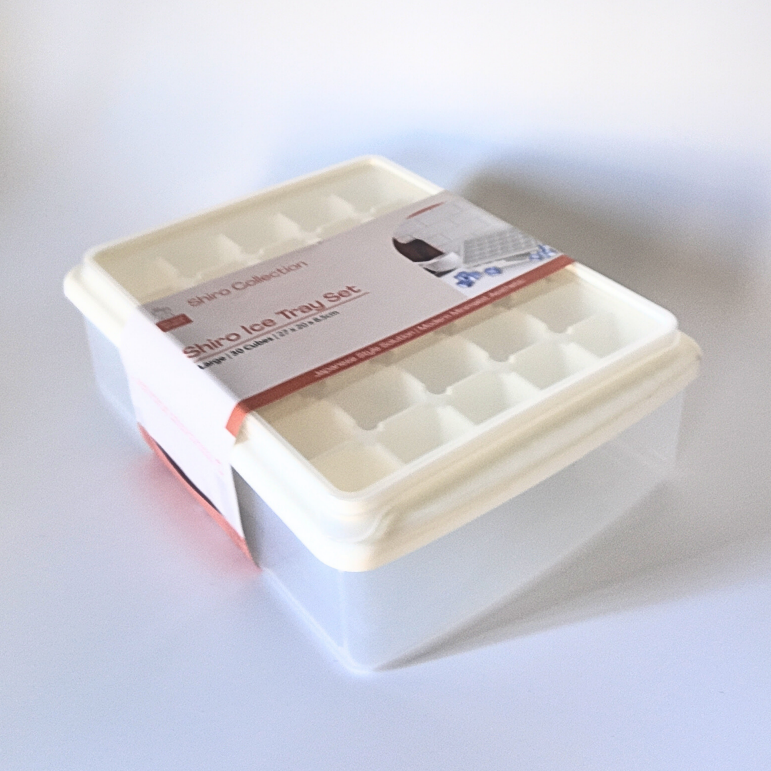 Shiro Ice Tray Set 30 Cubes Large
