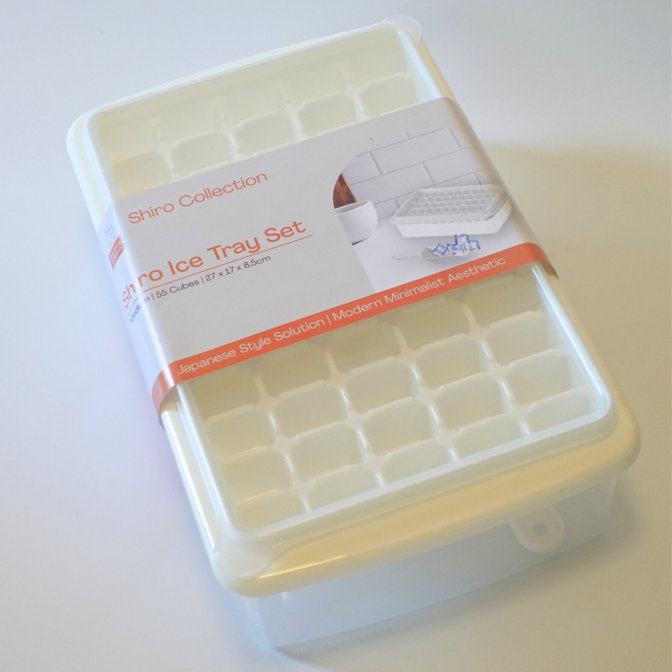 Shiro Ice Tray Set 55 Cubes Medium