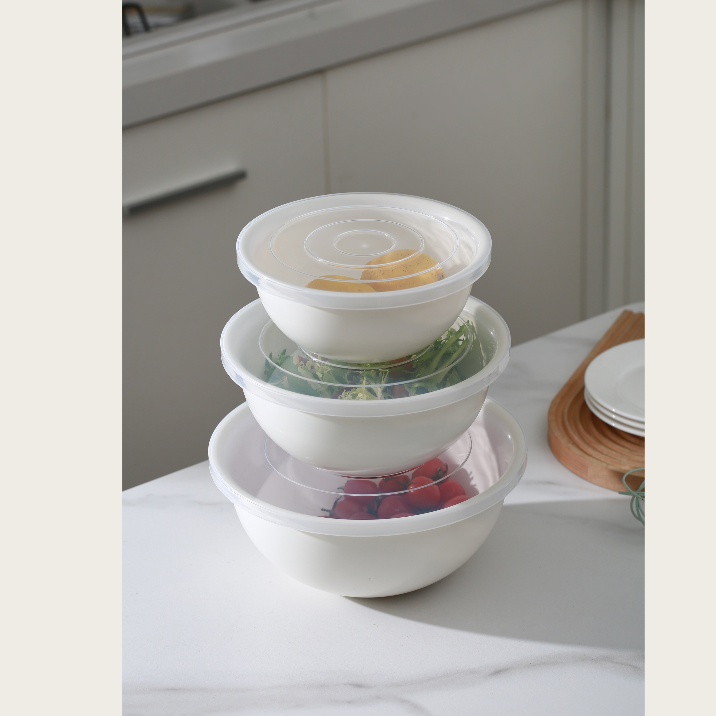 Shiro Plain Bowl Set