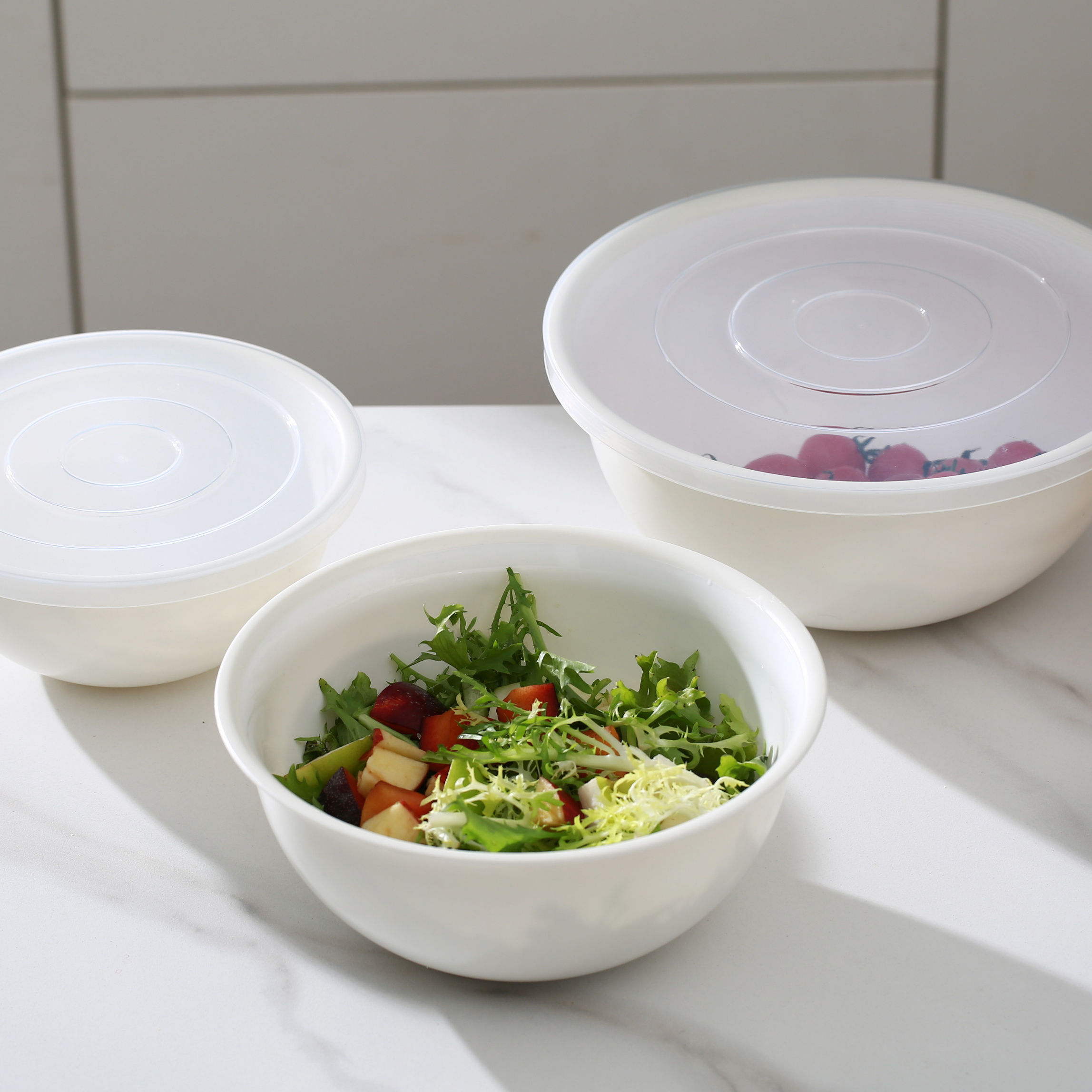 Shiro Plain Bowl Set