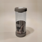 Akami Vacuum Round Glass Canister