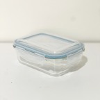 Akamiya Rectangular High Borosilicate Glass Microwaveable Food Container