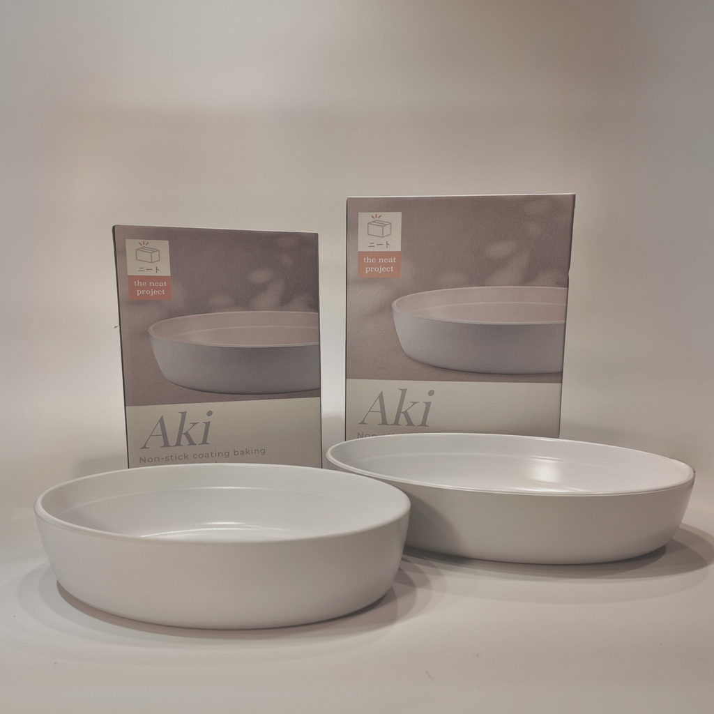 Aki Round Non-stick Coating Baking Glassware