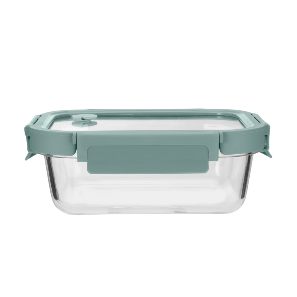 Aniko Rectangular Vented Glass Lid Container