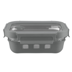 Aniko Rectangular Vented Glass Lid Sleeved Container
