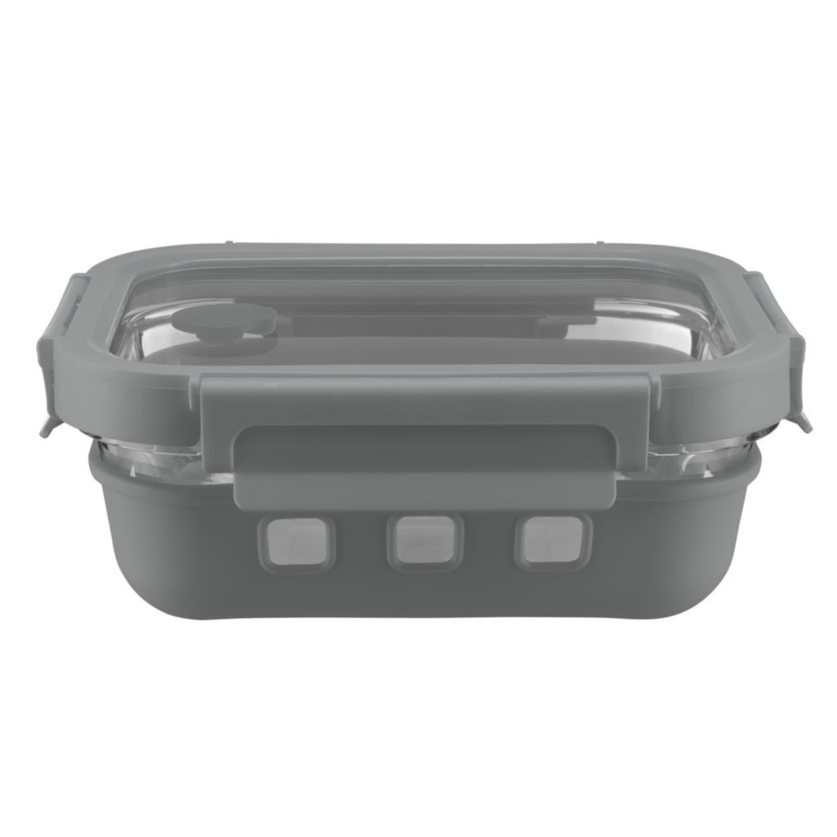 Aniko Rectangular Vented Glass Lid Sleeved Container