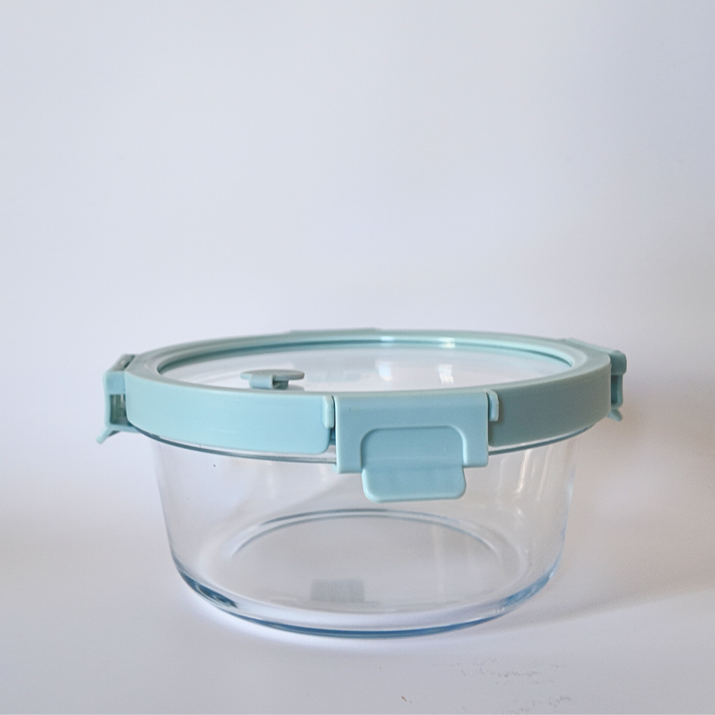 Aniko Round Vented Glass Lid Container