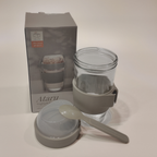 Ataru Glass Yoghurt Cup with Toppings Divider