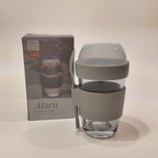 Ataru Glass Yoghurt Cup with Toppings Divider